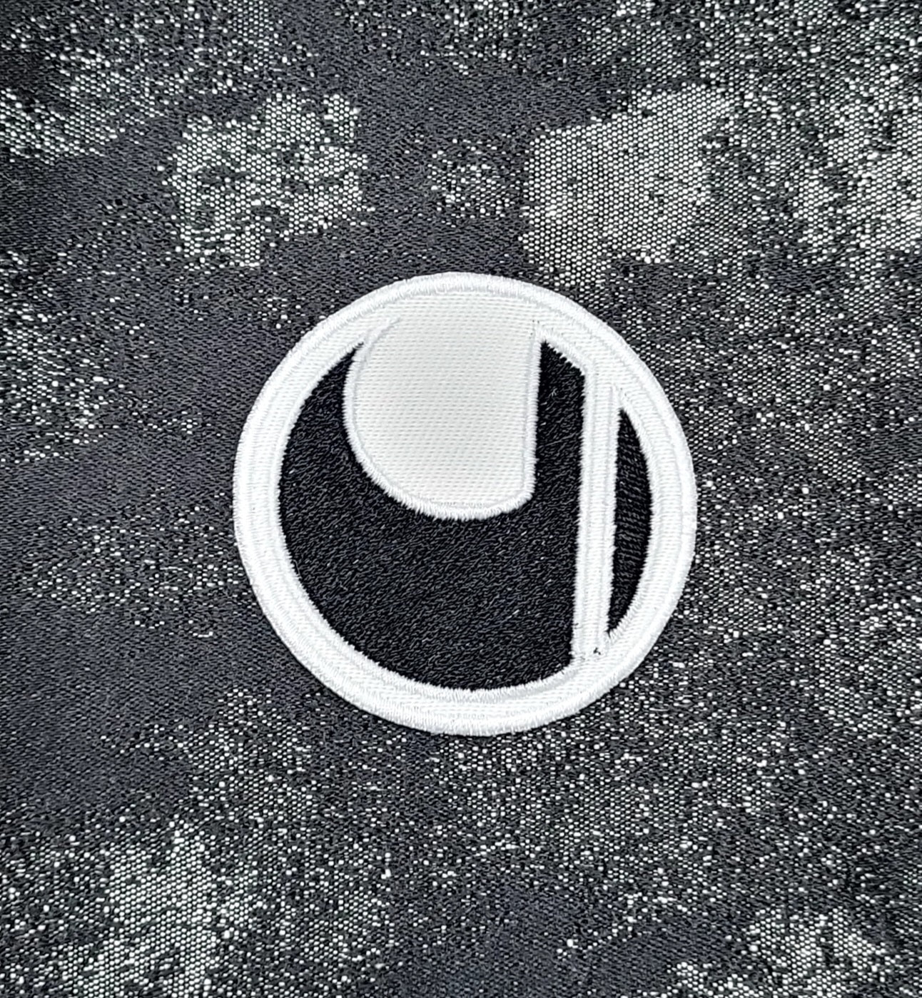 Patch Patch Replica Brand uhlsport Embroidered Iron-on or Sew-on Diameter 6cm