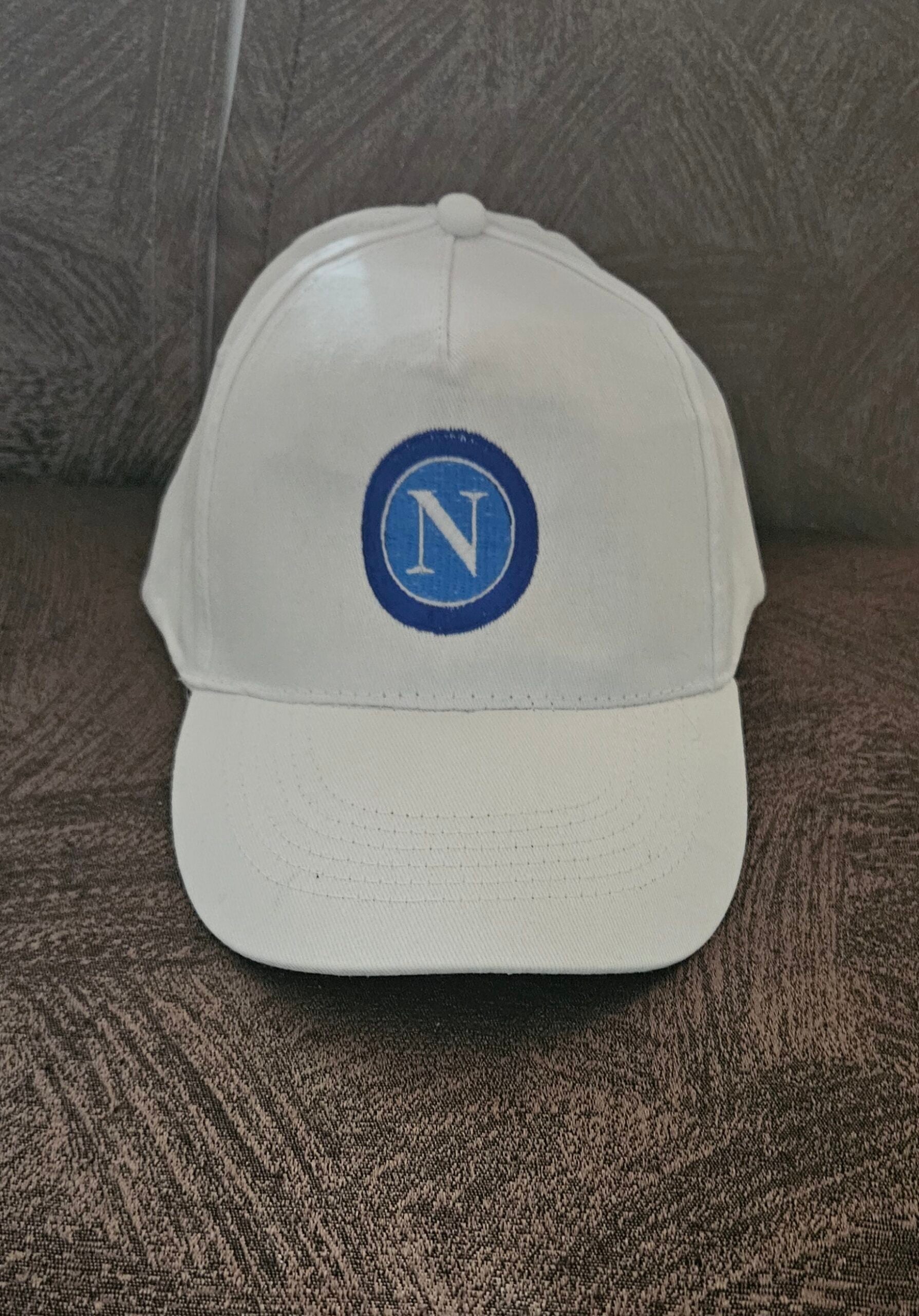 Berretto Cappello Napoli Calcio Logo Ricamato