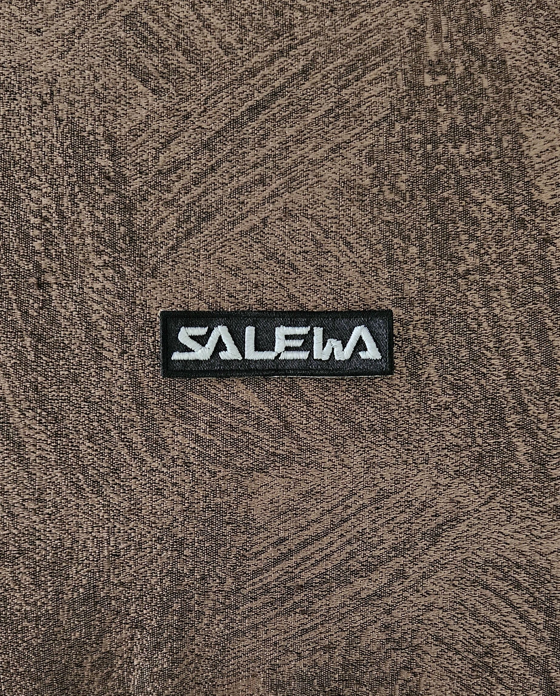 Patch Toppa Replica Salewa 7x2cm Ricamata Termoadesiva o da Cucire