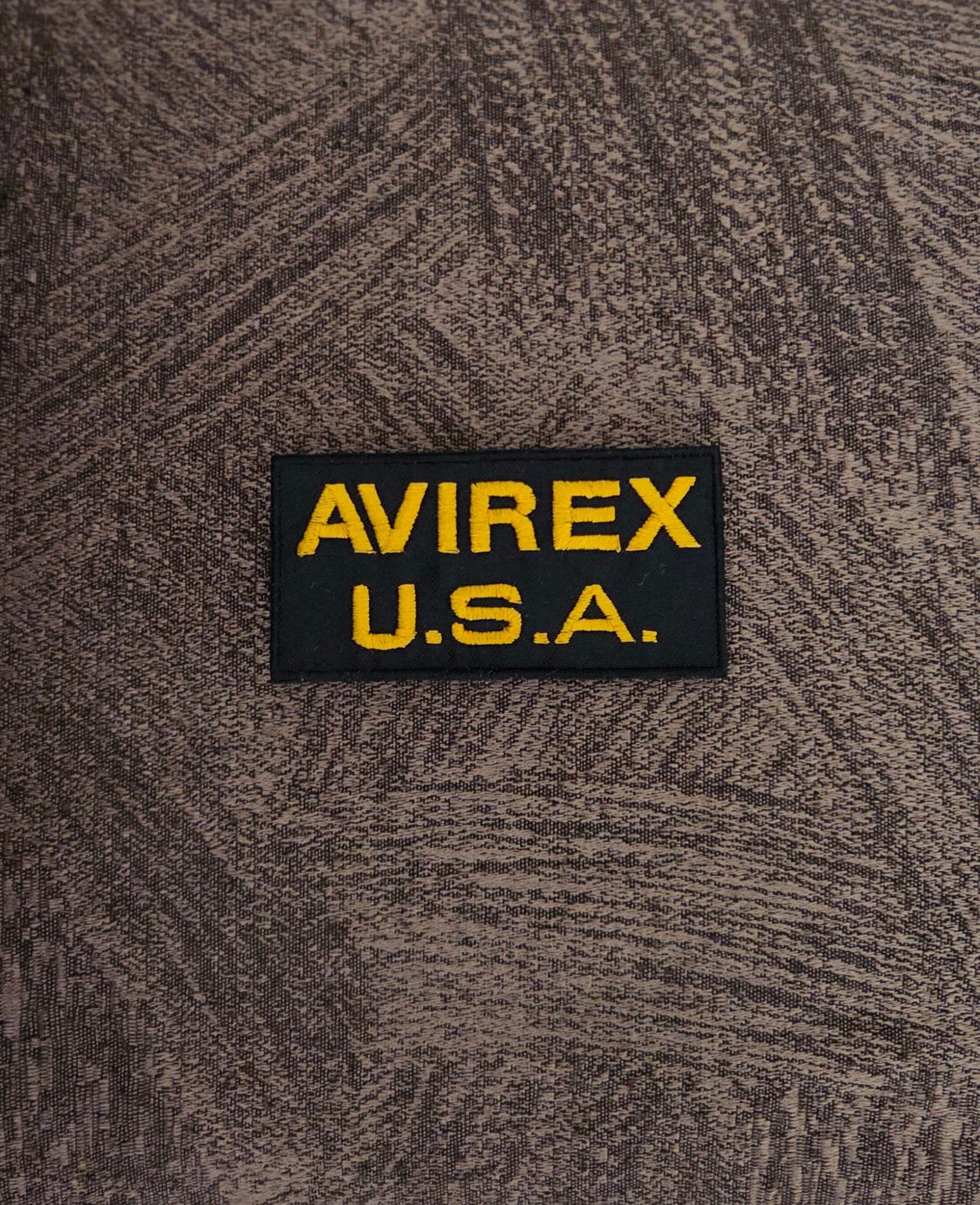 Patch Toppa Replica Avirex U.S.A.Ricamata Termoadesiva e da Cucire