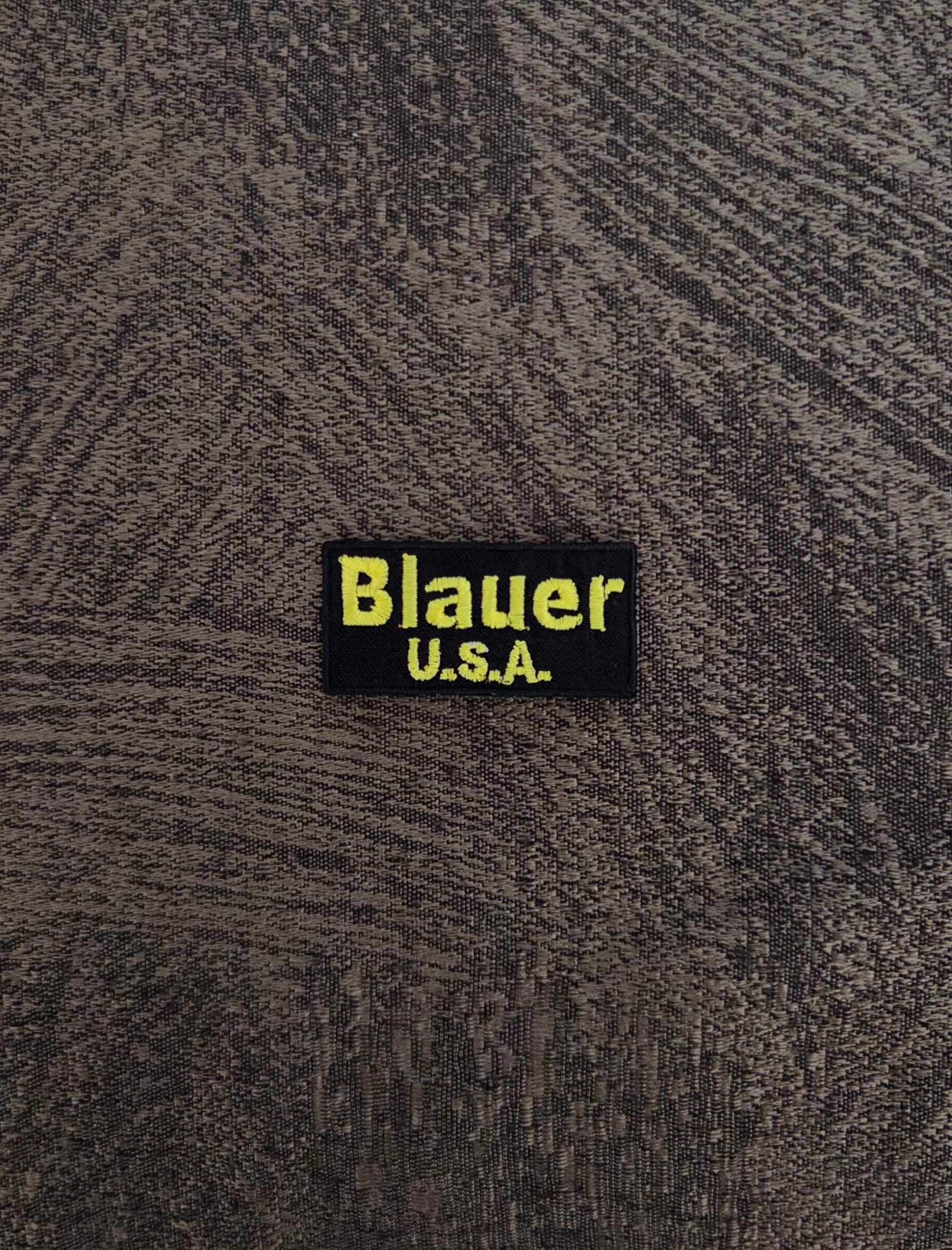 Blauer Patch Toppa Replica Etichetta Ricamata Termoadesiva e da Cucire 5x2.2cm