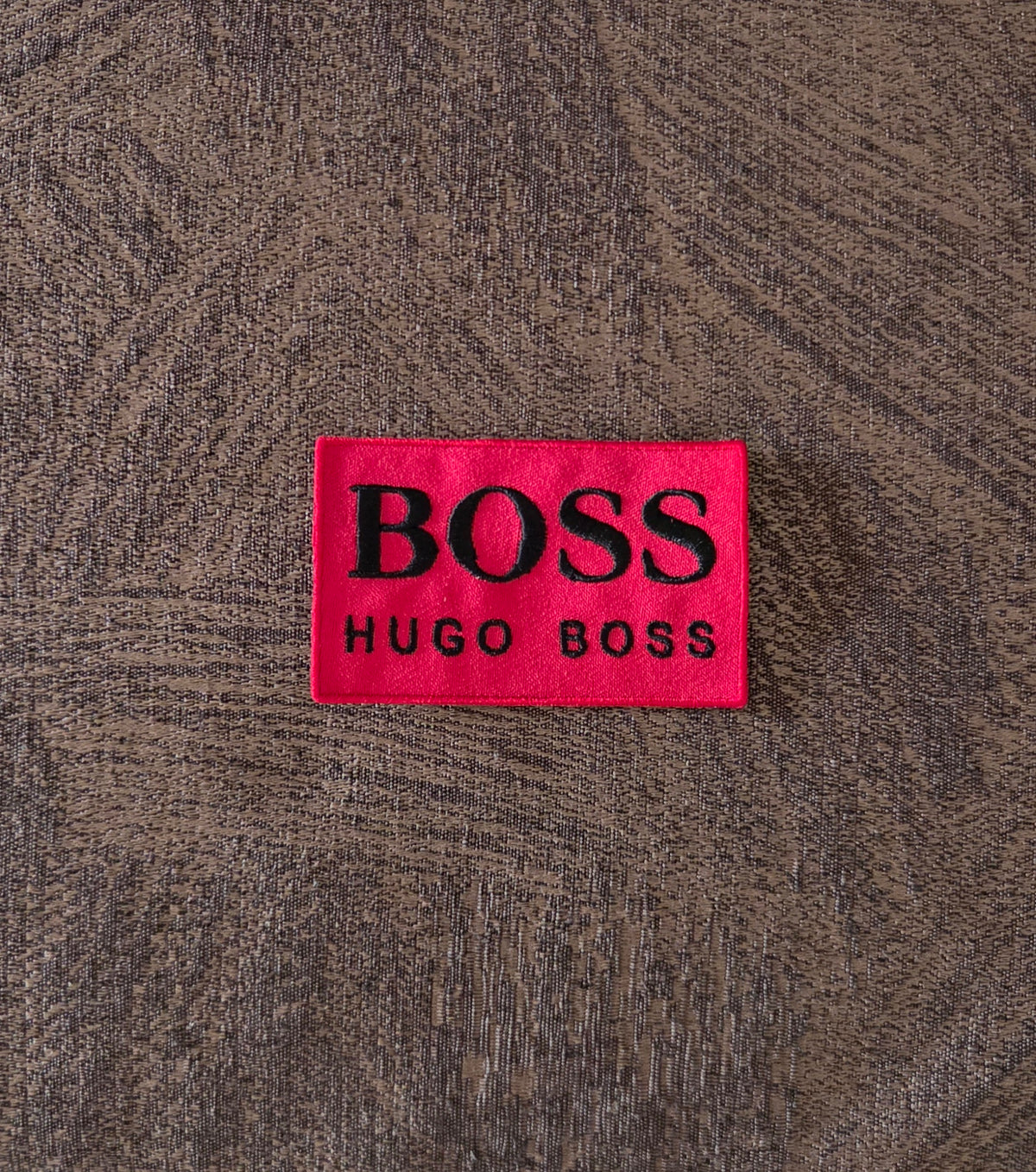 Patch Replica Hugo Boss 8x5cm Ricamata Termoadesiva e da cucire