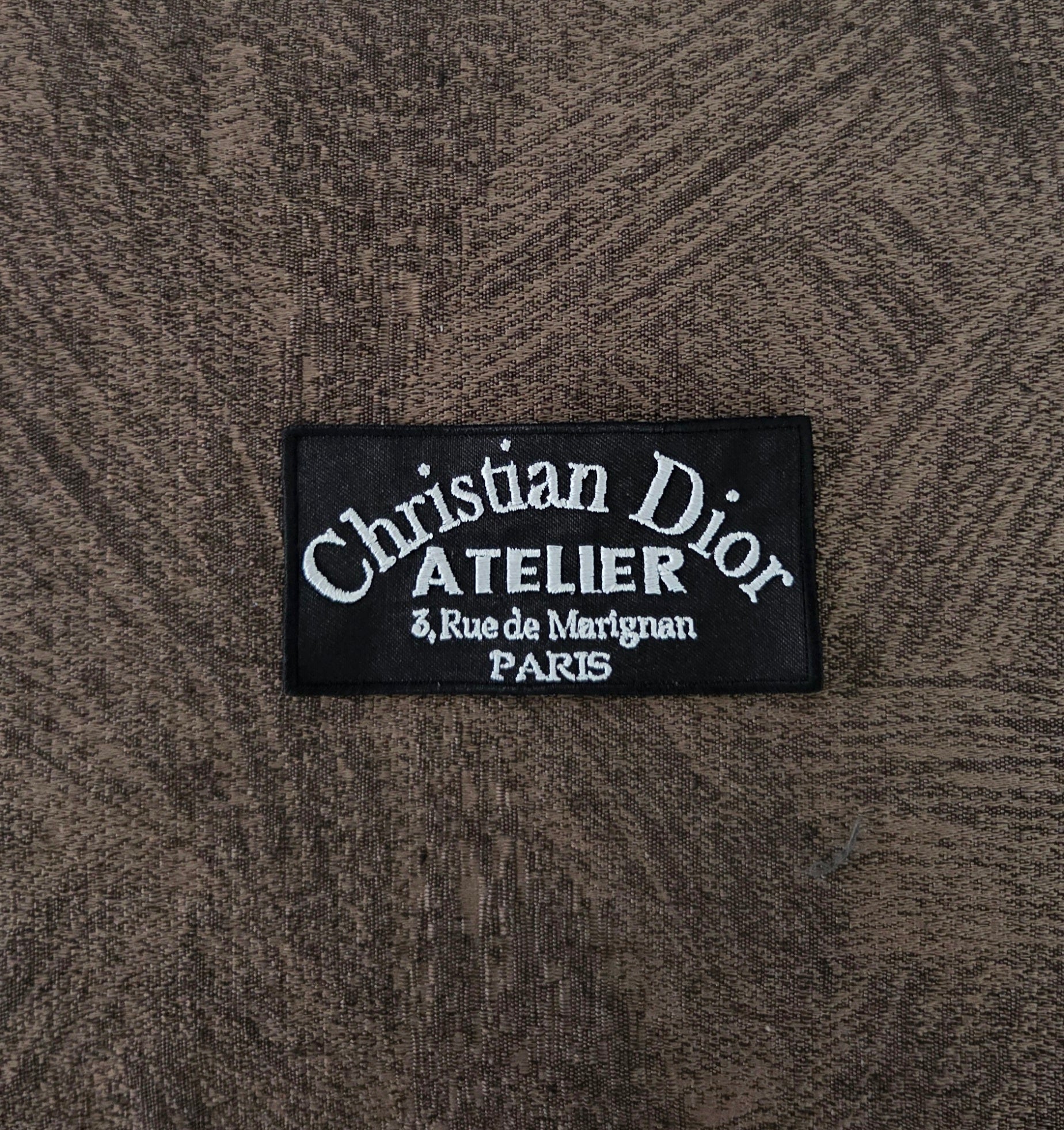 Patch Replica Christian Dior Embroidered Iron-on or Sew-on 10x5 cm