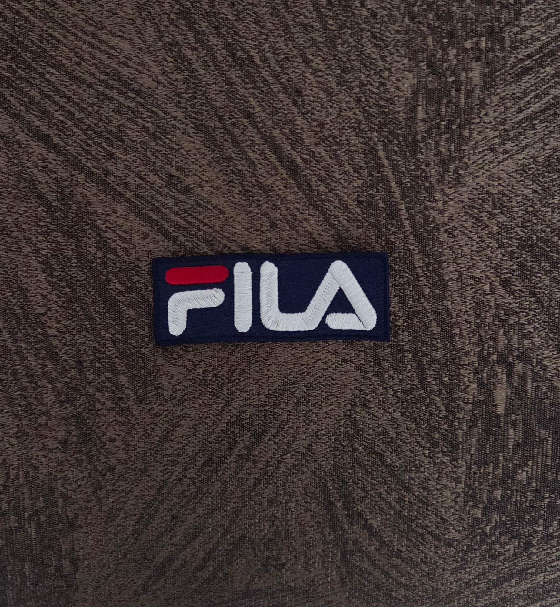 Patch Toppa Replica Fila 8x3cm Blu Ricamata Termoadesiva e da Cucire