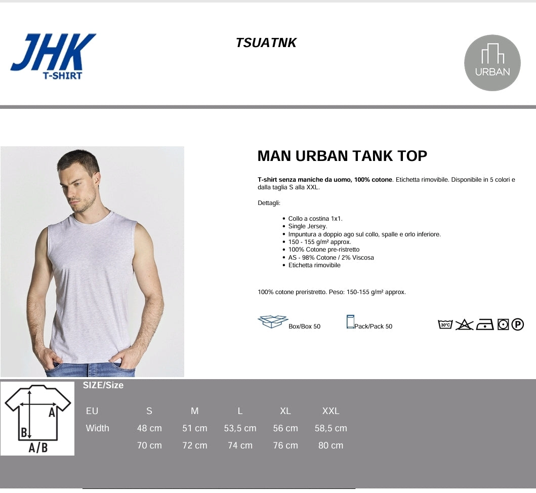 Canotta Bianca Unisex ULTIMO Ricamata!