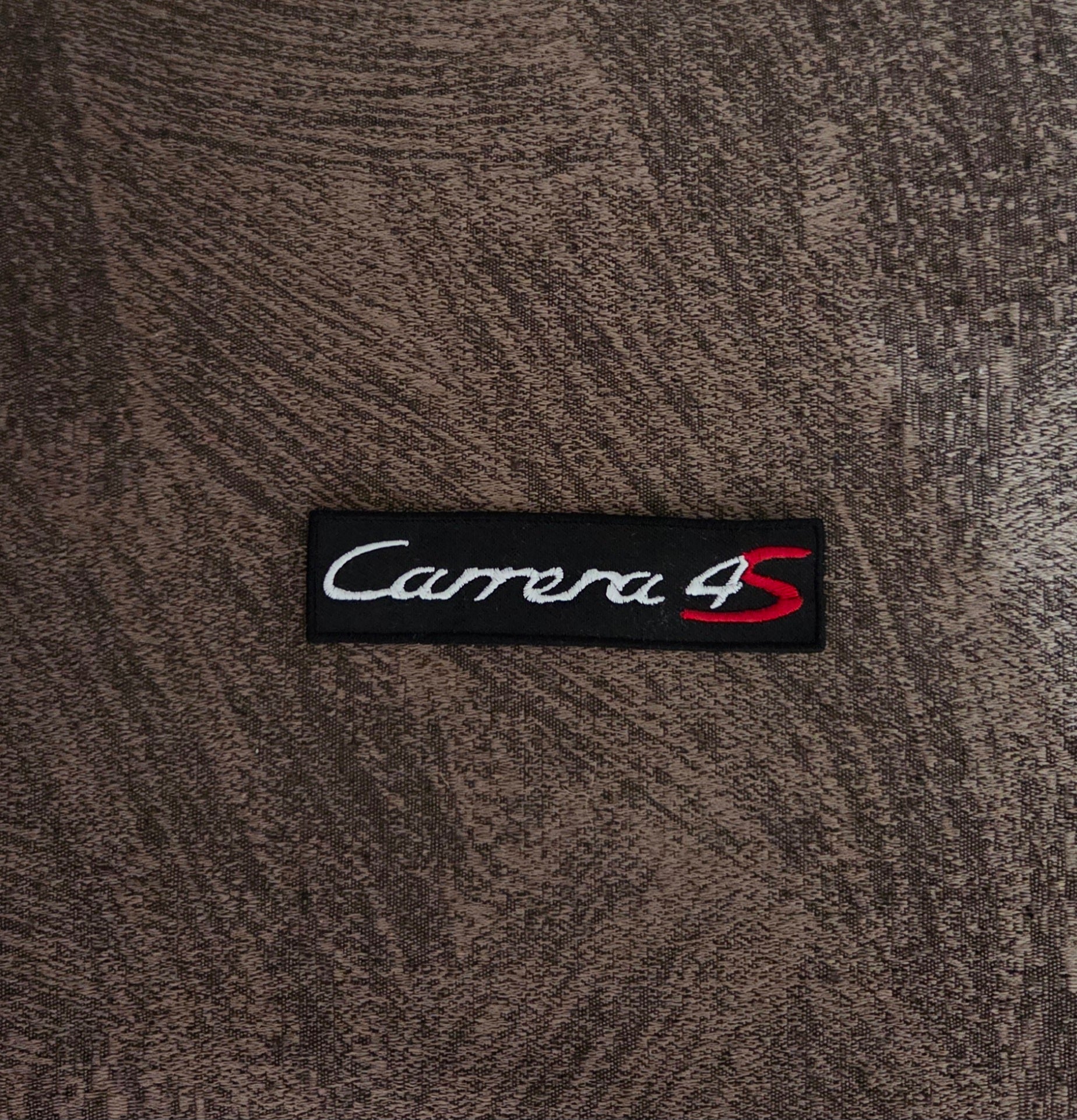 Patch Toppa Ricamata Porsche Carrera 4S Termoadesiva e da Cucire 10X2.5CM