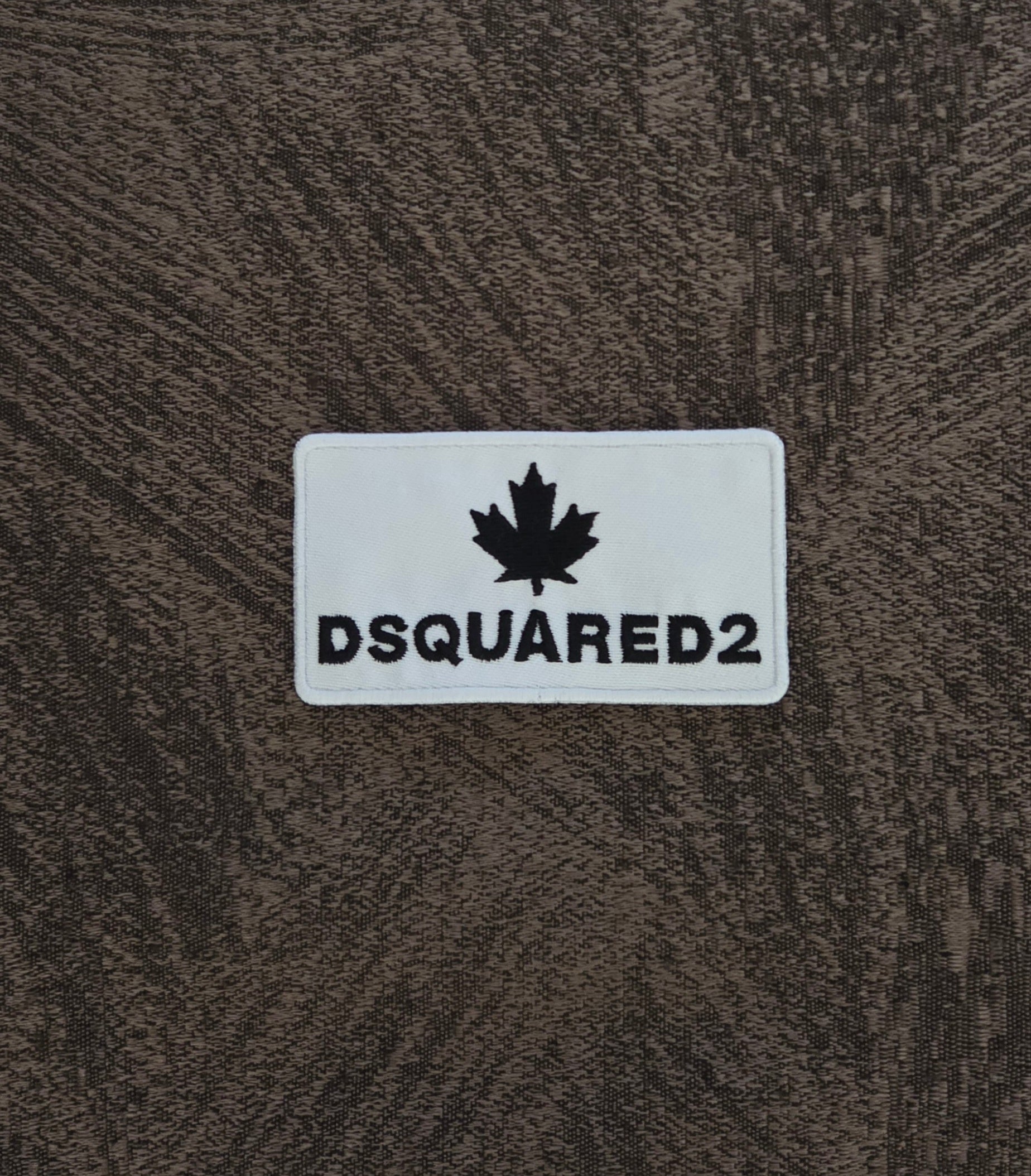 Patch Toppa Replica DSQUARED2 D2 8X4,5CM Ricamata Termoadesiva e da Cucire