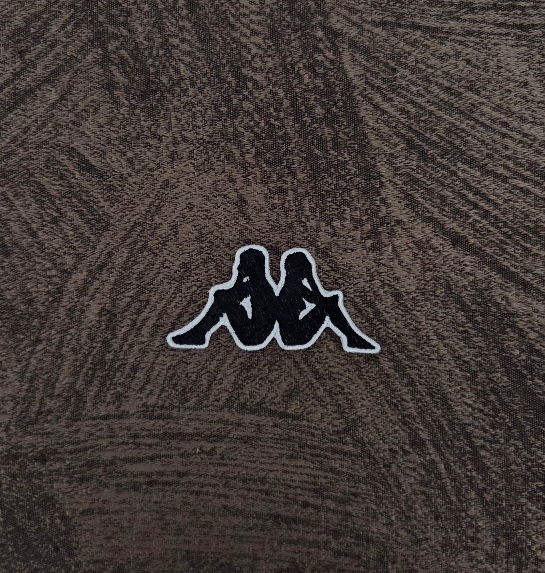 Patch Toppa Ricamata Replica Kappa 7X3.5cm Termoadesiva e da Cucire