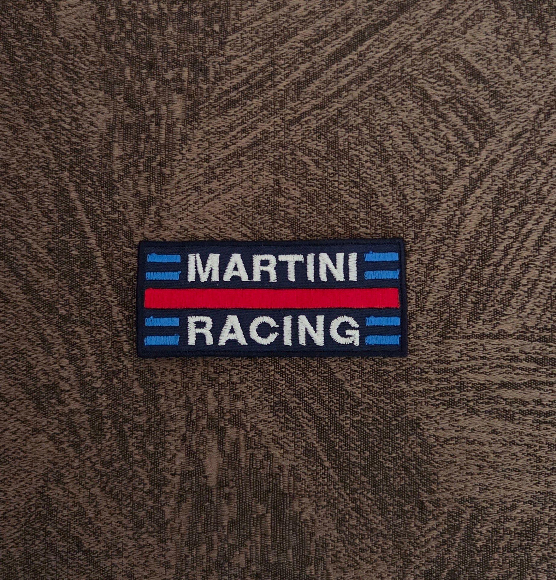TOPPA PATCH Martini Racing 8x3.5cm Ricamata Termoadesiva e da Cucire