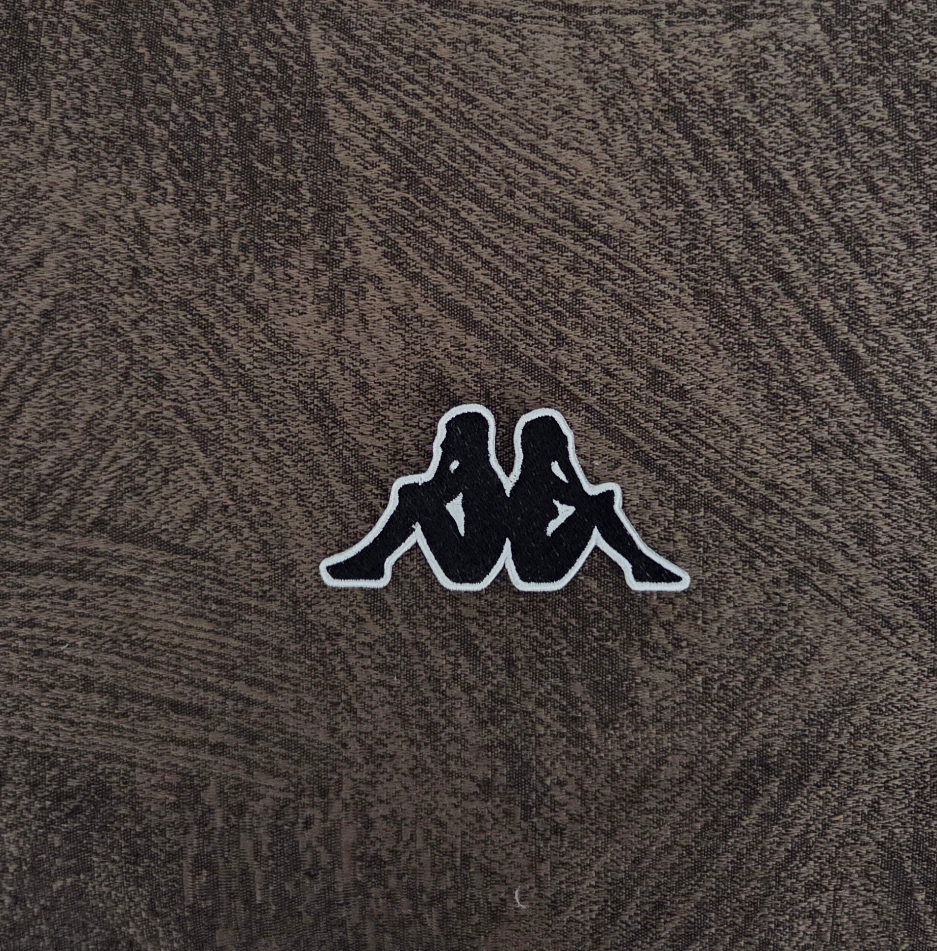 Patch Toppa Ricamata Replica Kappa 8X4cm Termoadesiva e da Cucire