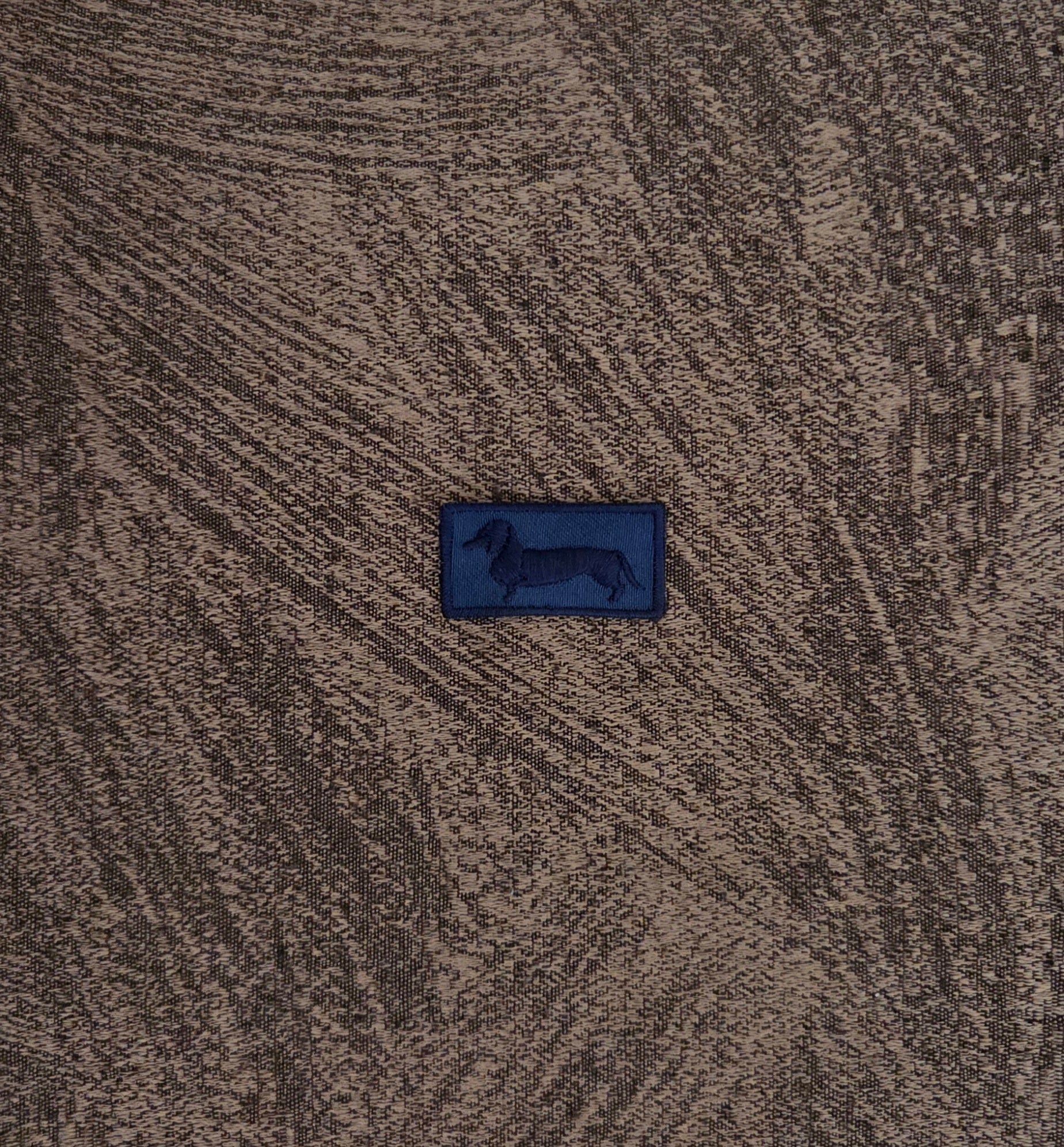 Patch Toppa Replica Harmont e Blaine Blu Ricamata Termoadesiva e da Cucire 4x2 cm