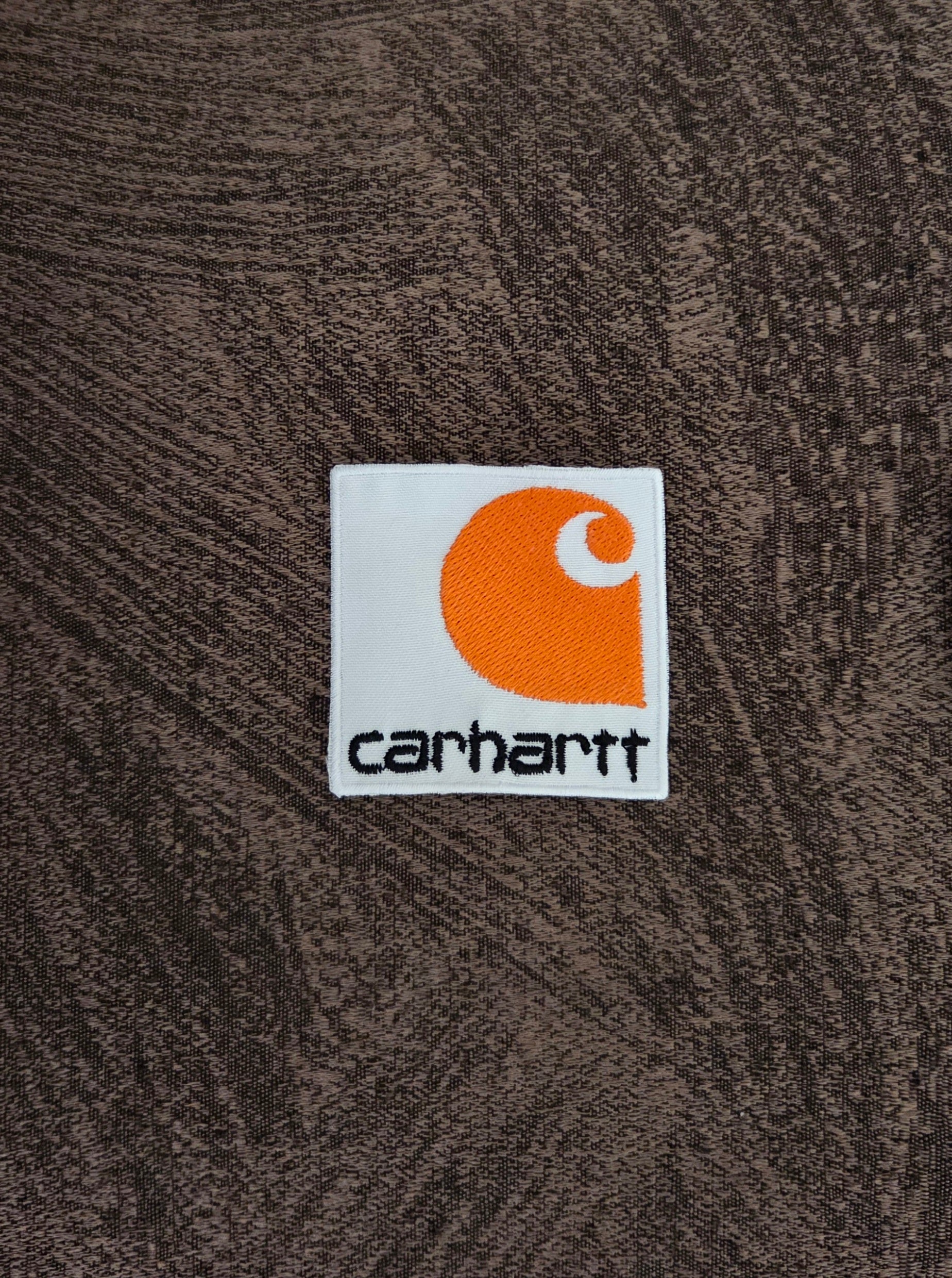 Patch Toppa Replica 6x6cm Carhartt Ricamata Termoadesiva e da Cucire
