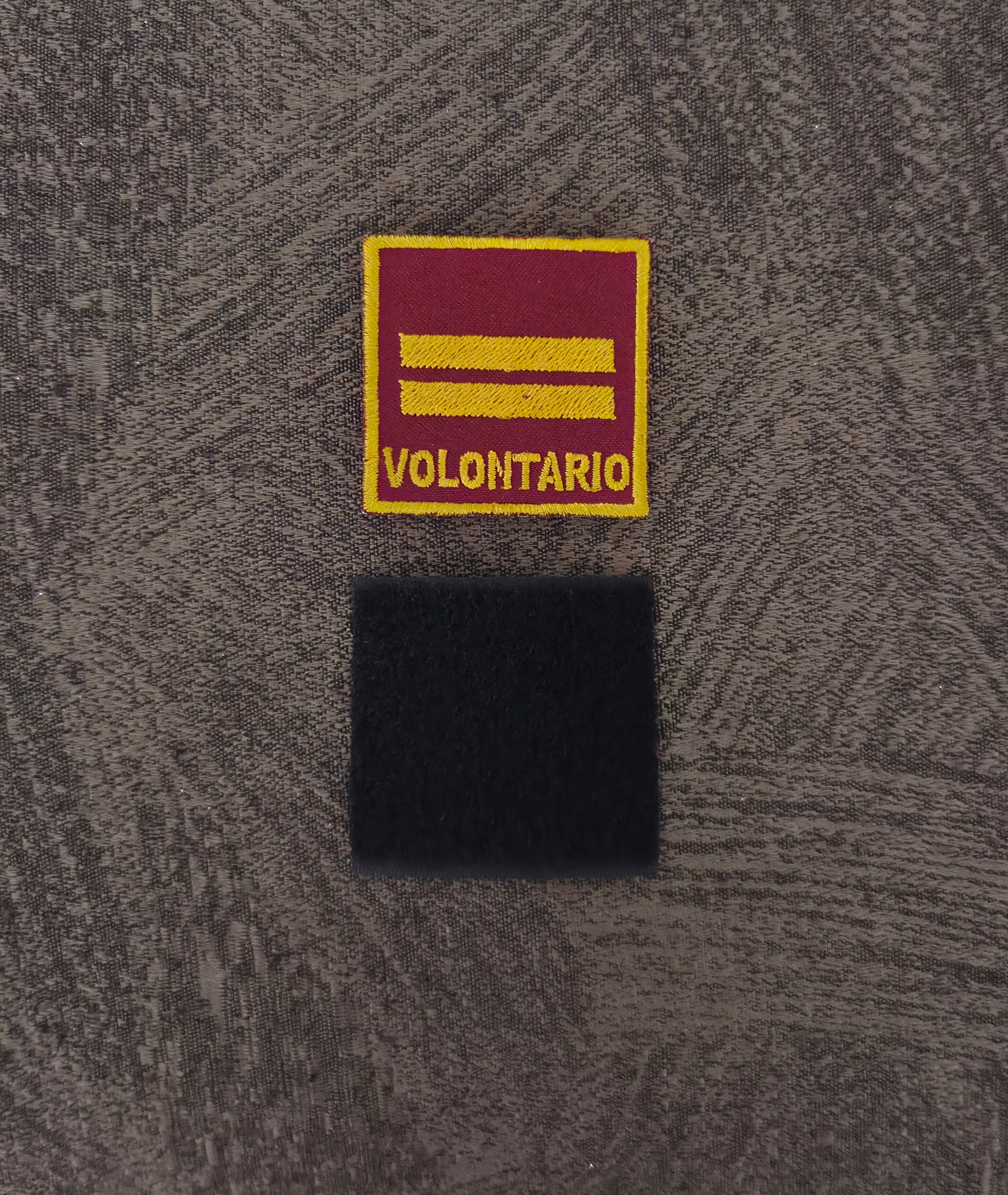 Scratch Patch Vigili del Fuoco Volontario con Velcro M.eF. 5X5CM