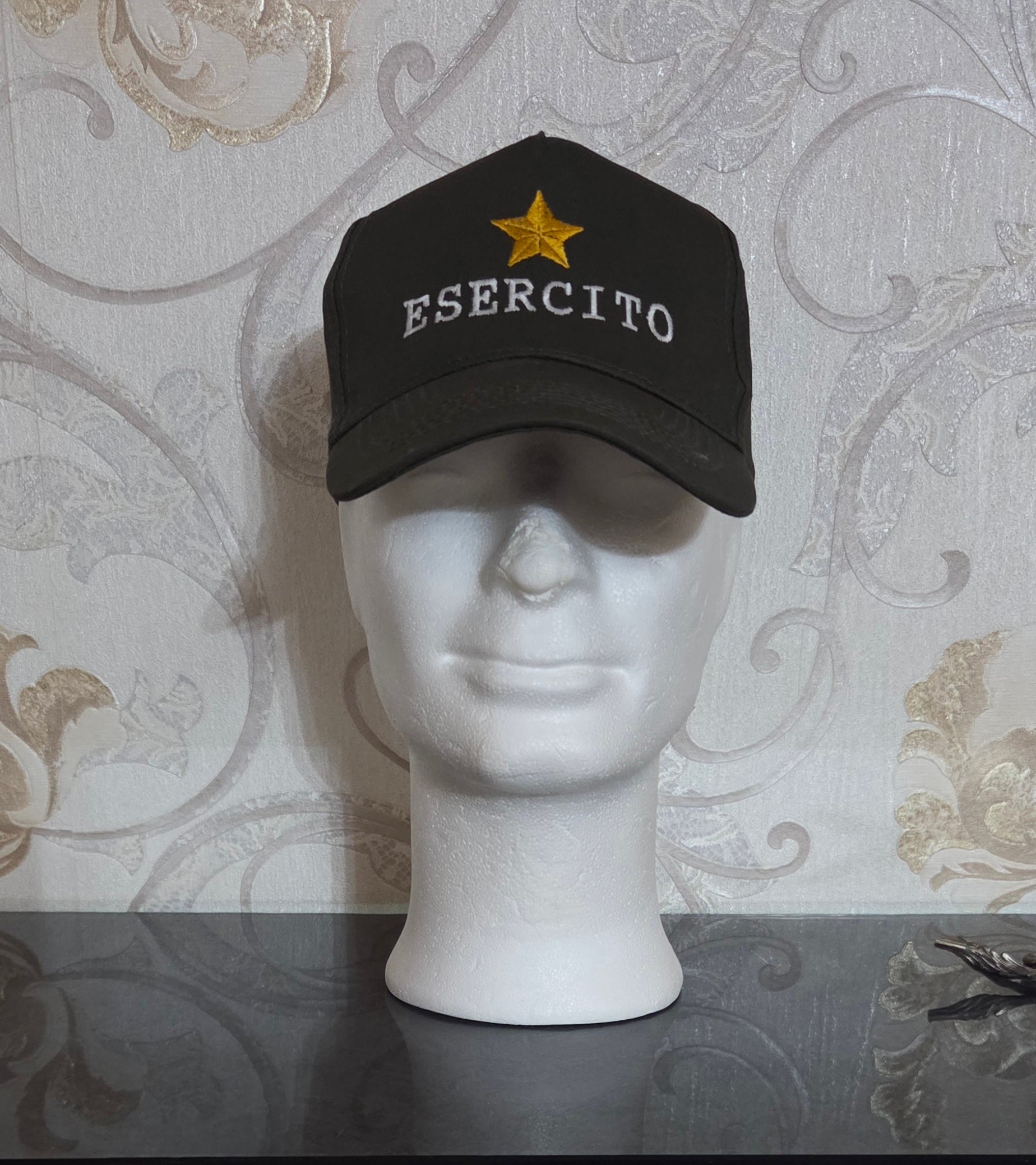 ESERCITO ITALIANO EI Berretto Cappello Ricamato Color Verde/Militare