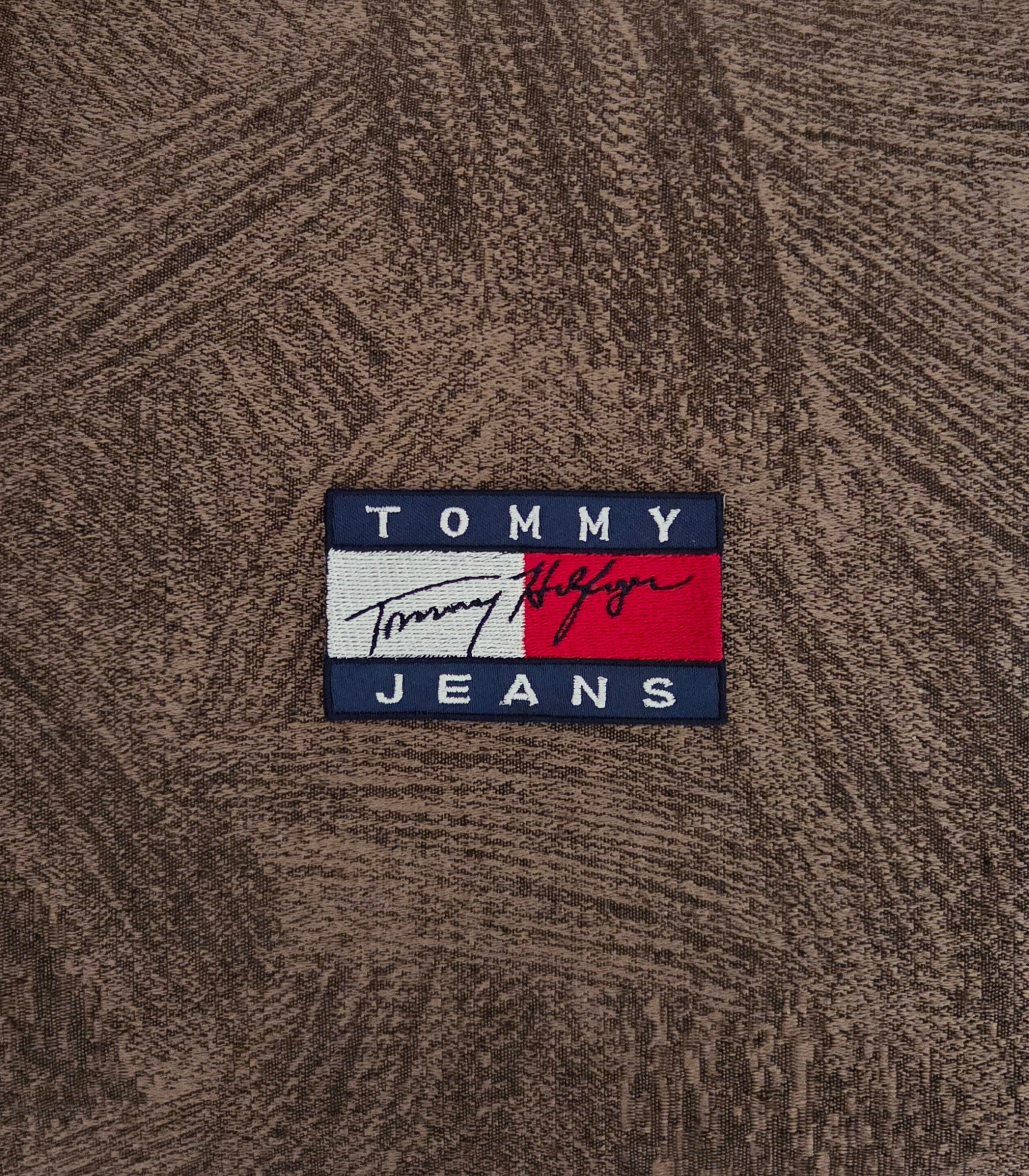 Patch Toppa Replica Tommy Hilfiger Jeans 8x5cm Ricamata Termoadesiva e da cucire