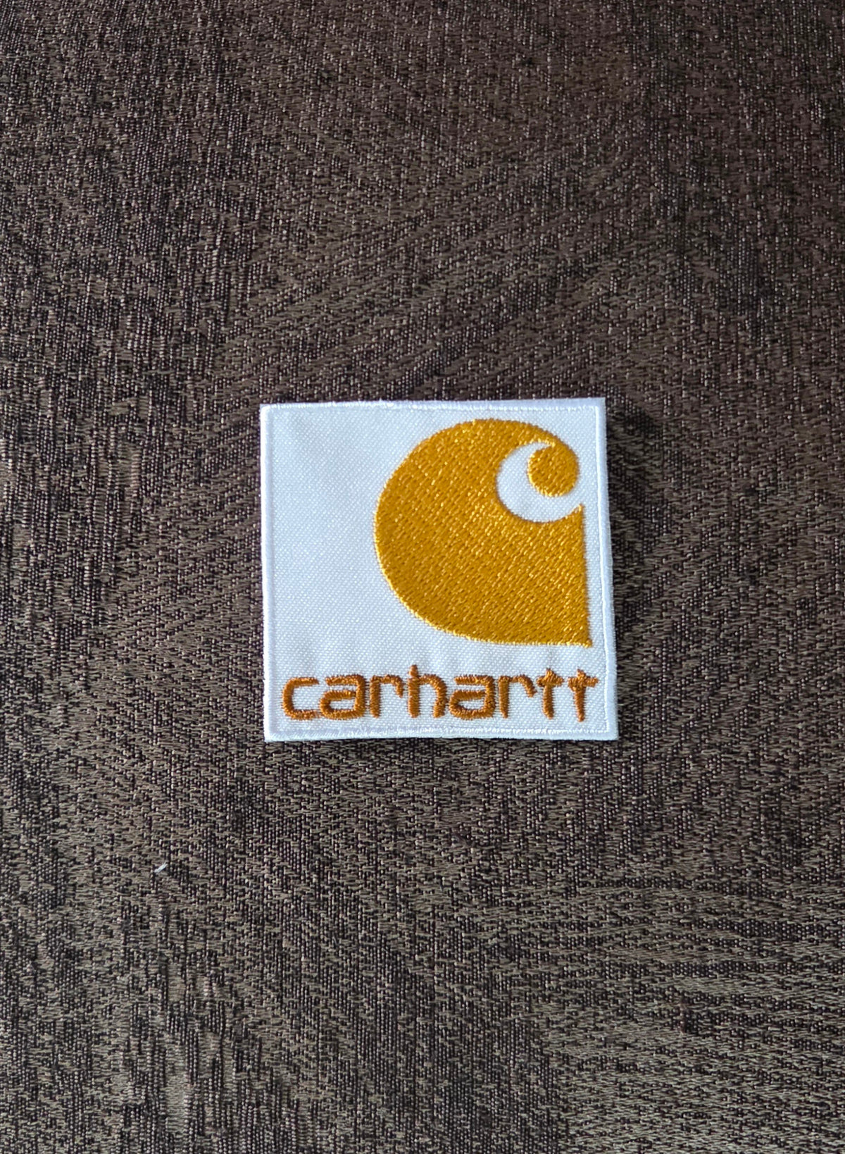 Patch Toppa Replica 6x6cm Carhartt Ricamata Termoadesiva e da Cucire