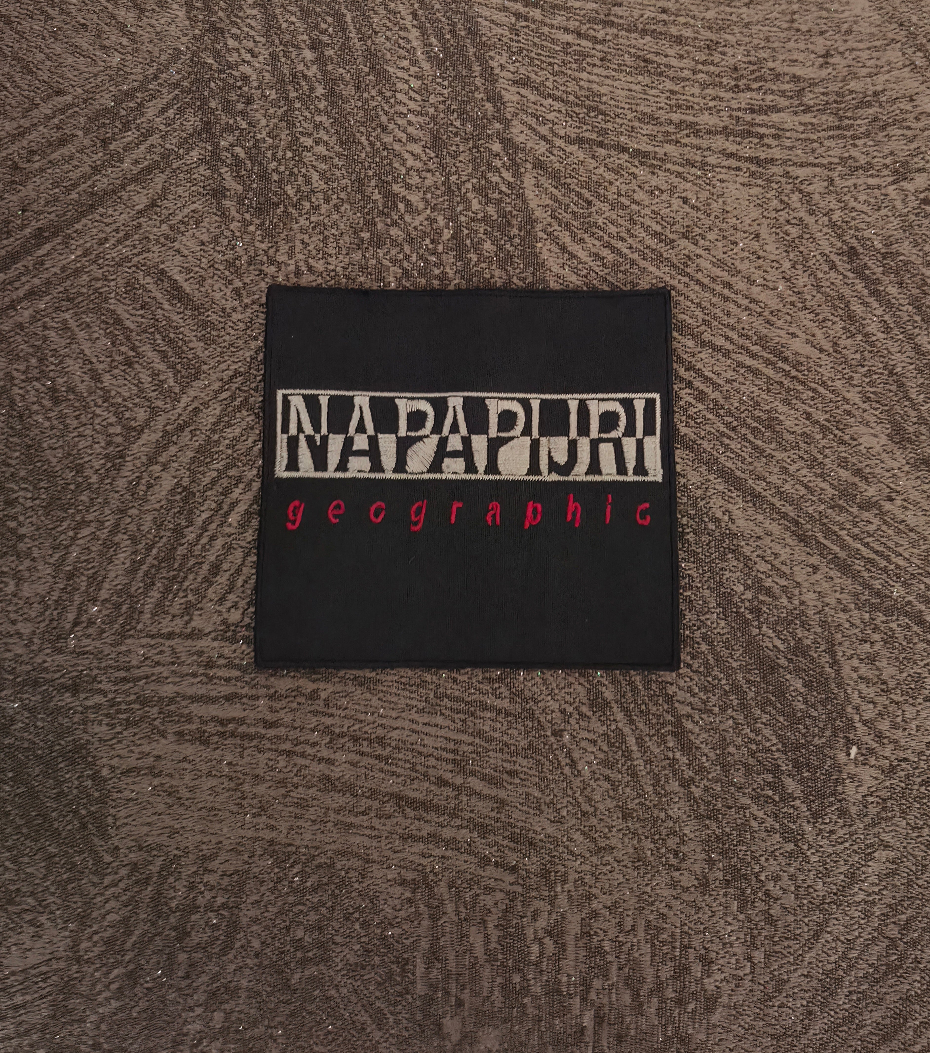Patch Toppa Stemma Replica NAPAPIJRI 10x9cm Ricamata Termoadesiva e da Cucire