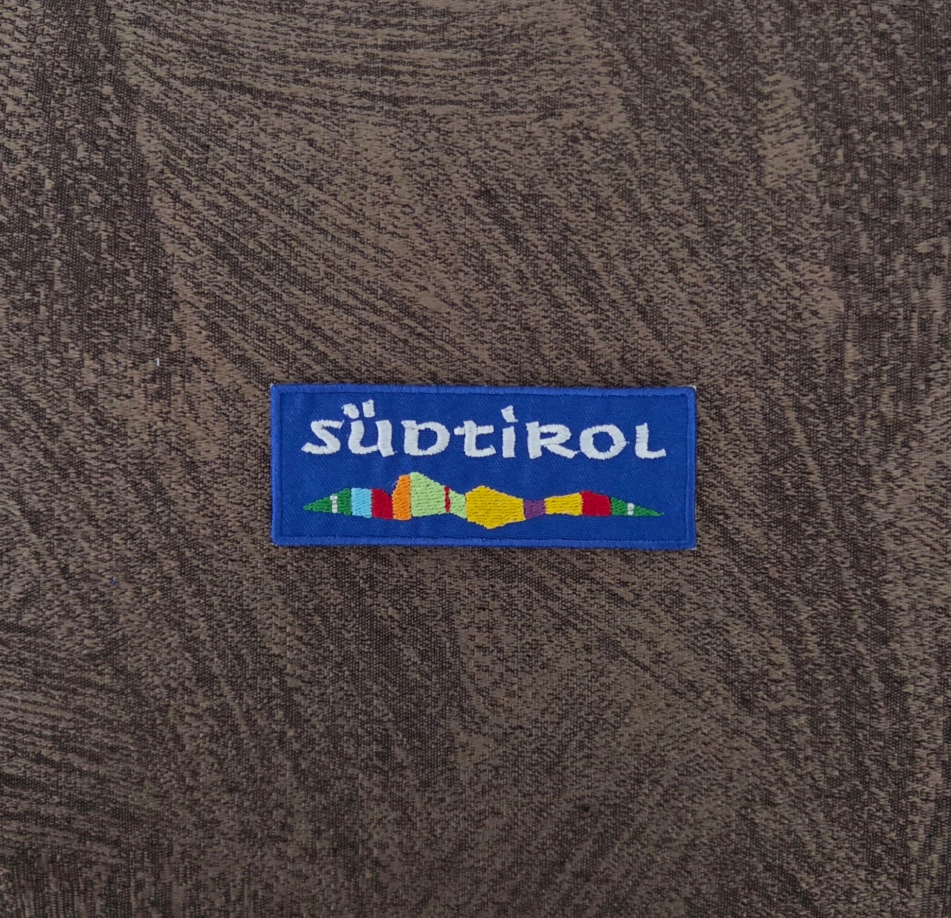 Patch Toppa Sudtirol Ricamata Termoadesiva e da Cucire 9x3.5