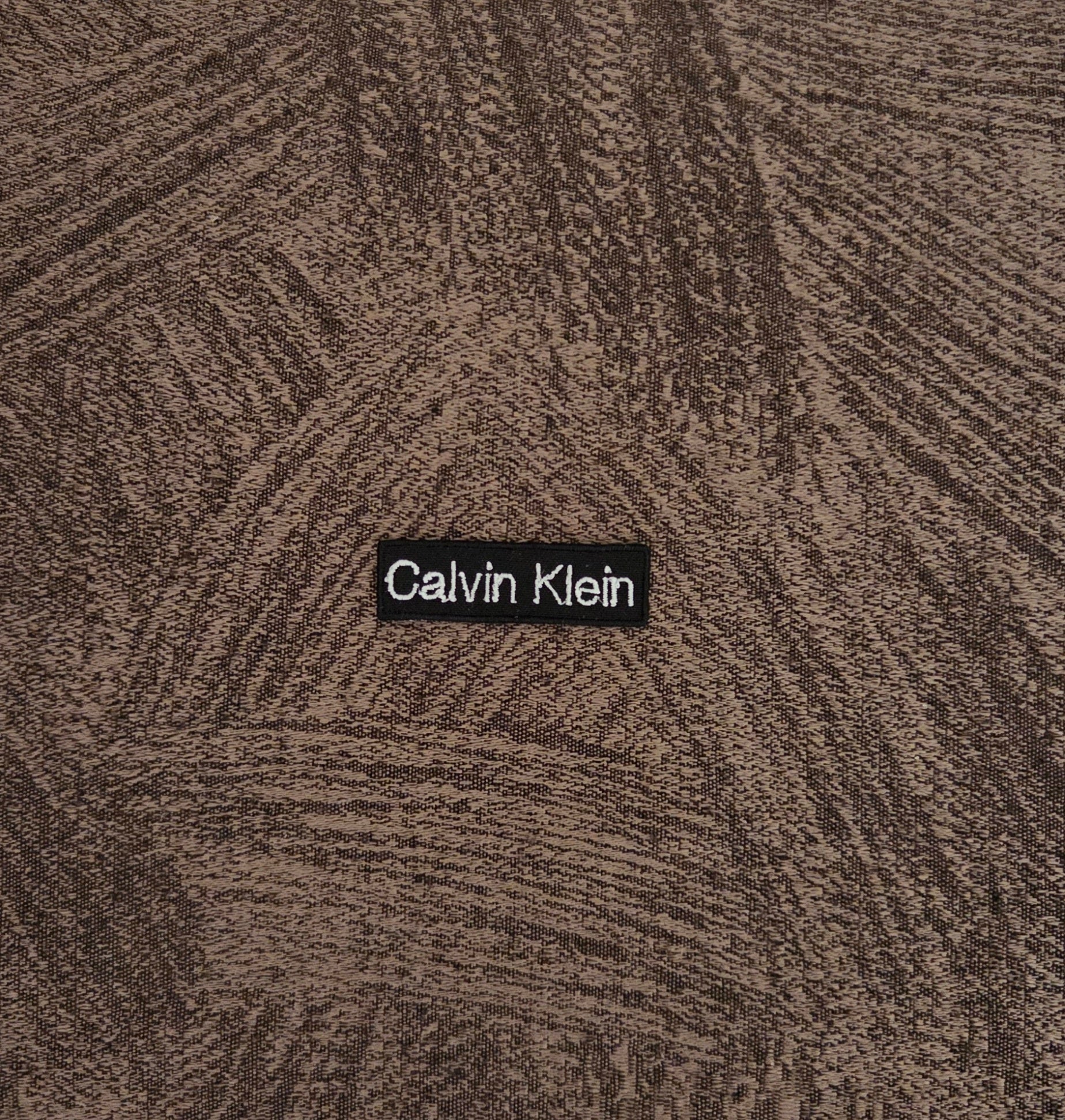 Patch Toppa Replica Calvin Klein 5x1.5cm Ricamata Termoadesiva e da Cucire