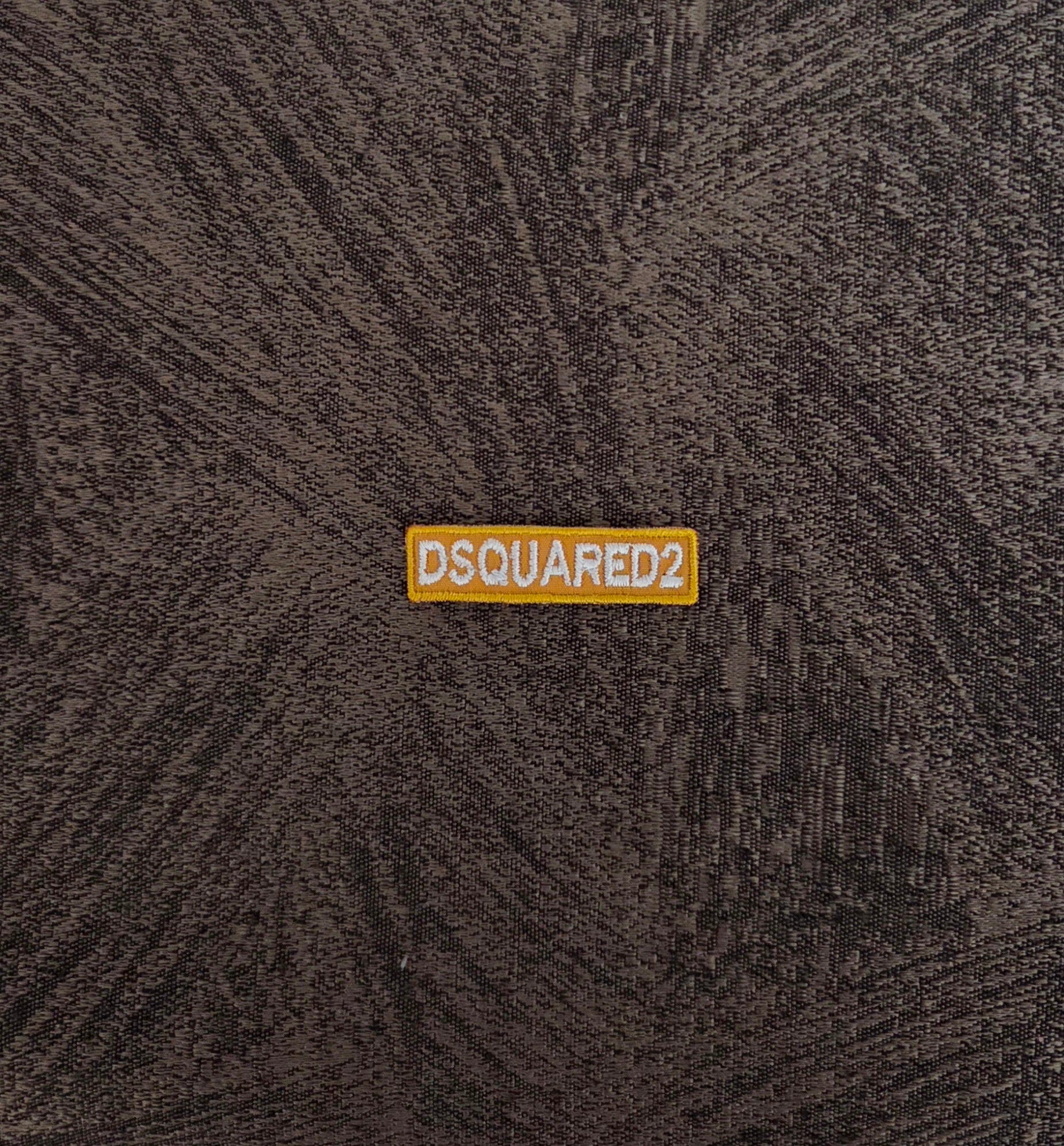 Patch Toppa Etichetta Ricamata Replica Dsquared2 Termoadesiva e da Cucire 4x1 CM