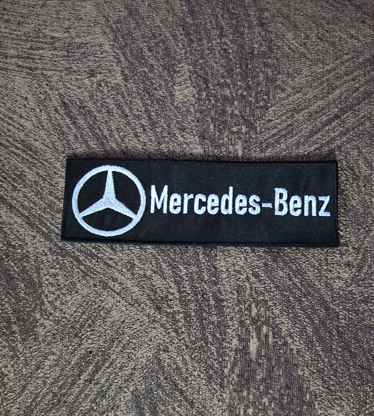 Patch Toppa Mercedes Amg Ricamata Termoadesiva o da cucire 15x5 cm