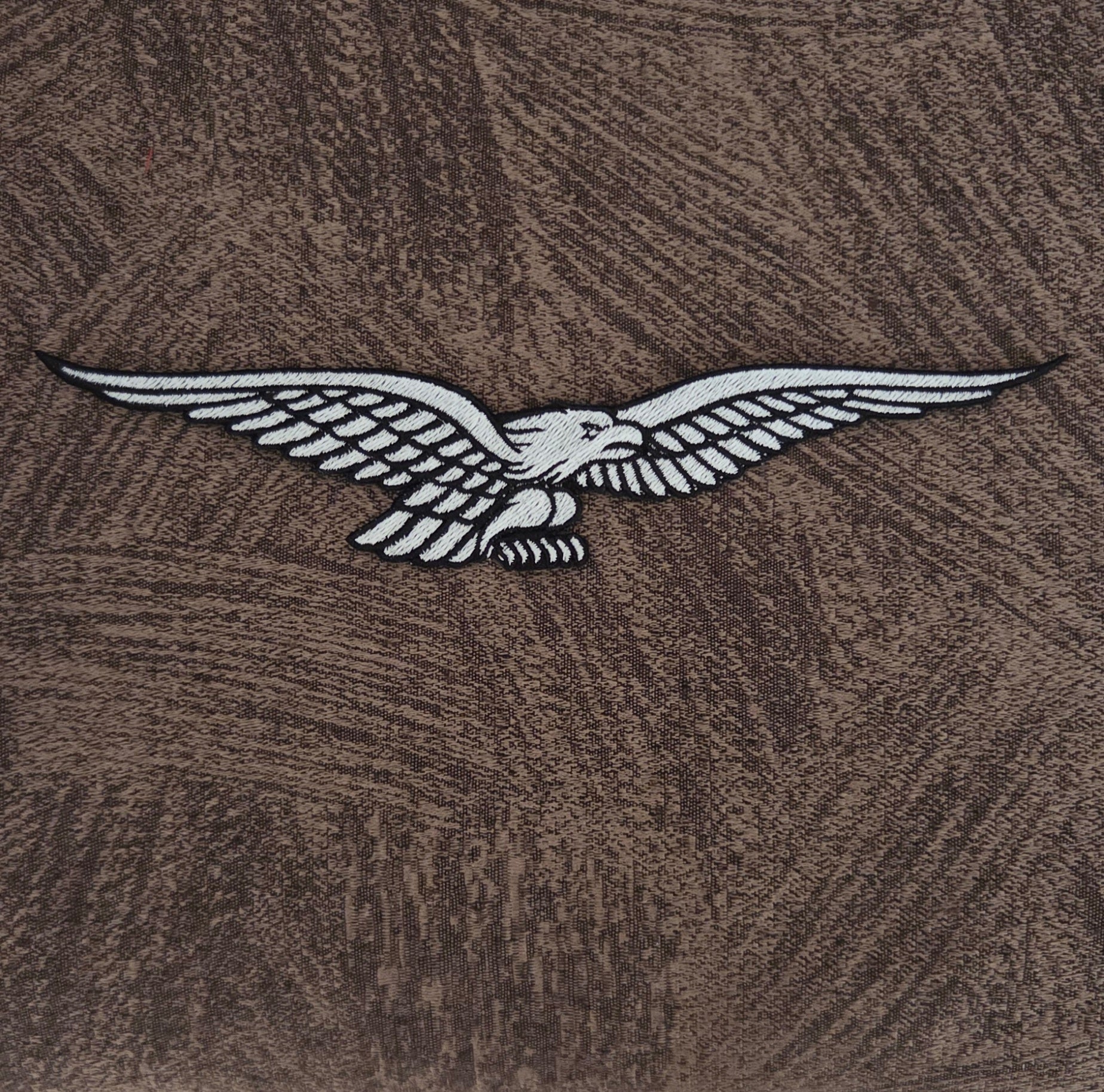 Patch Toppa Aquila Moto Guzzi Ricamata Termoadesiva e da Cucire 21x4 cm Circa