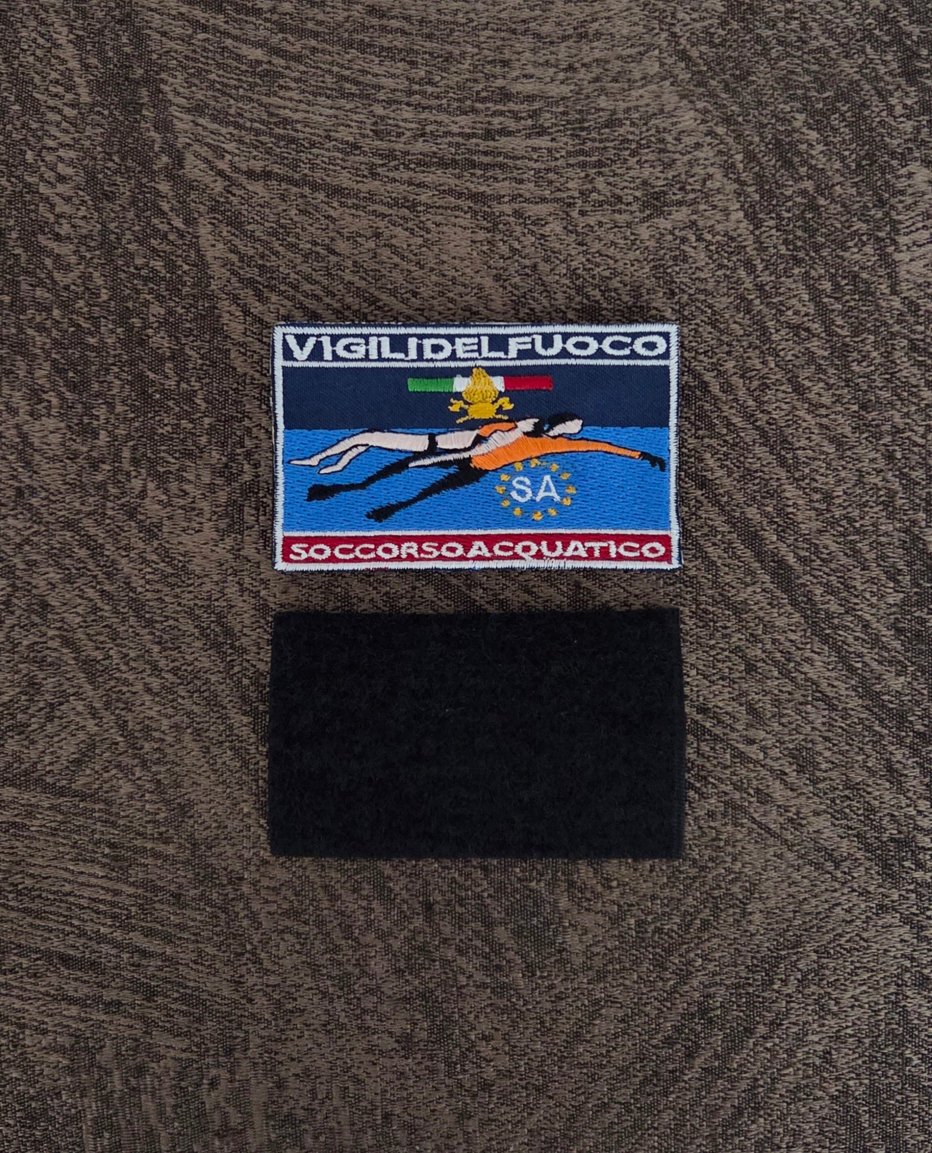 Scratch Patch Vigili del Fuoco Soccorso Acquatico con Velcro M.eF. 8X5CM