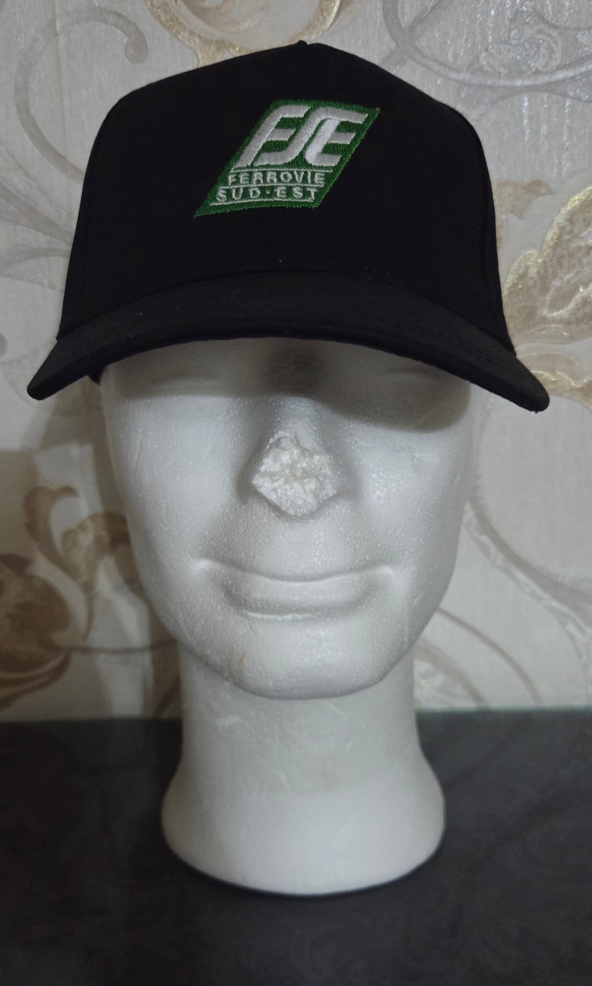 Berretto Cappello FS Ferrovie Sud Est Ricamato Colore nero!