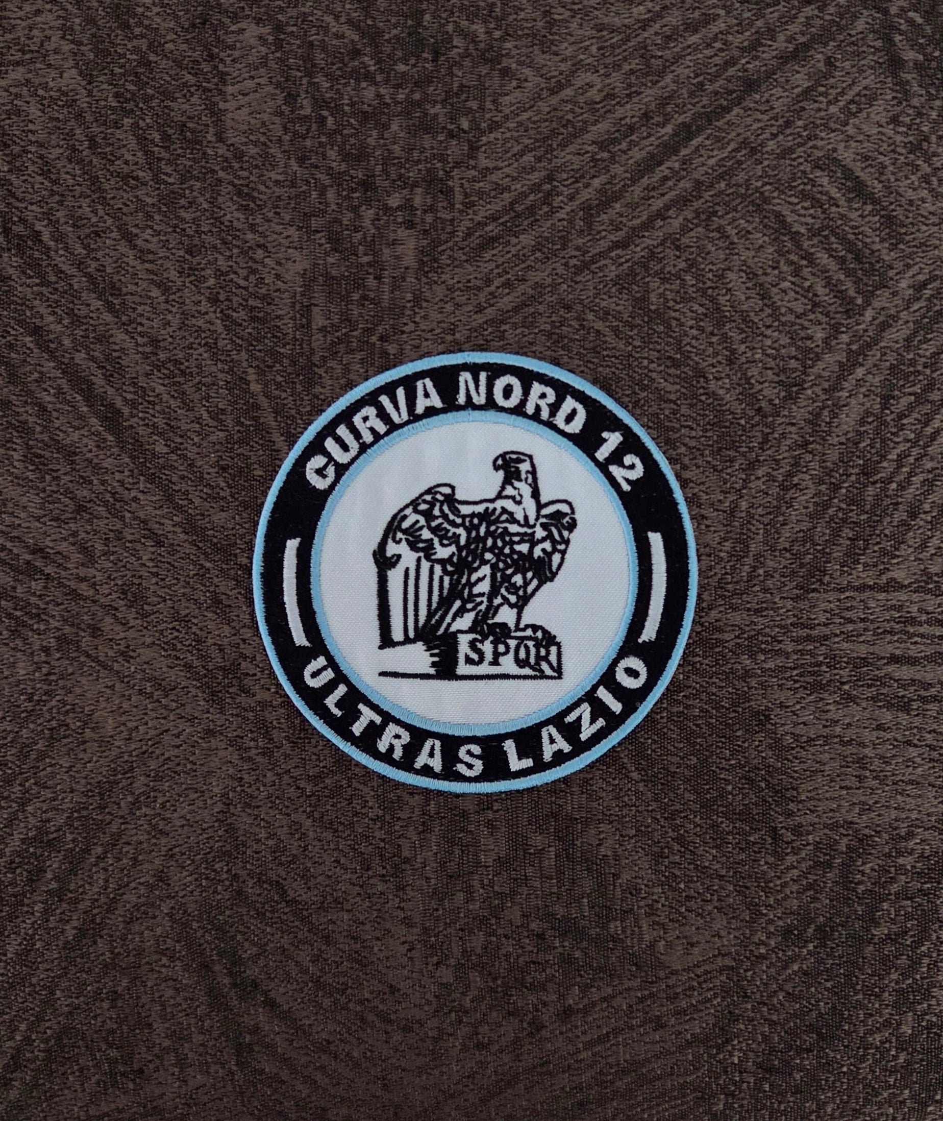 Patch Toppa Lazio Curva Nord Ultras Ricamata Diametro 9cm