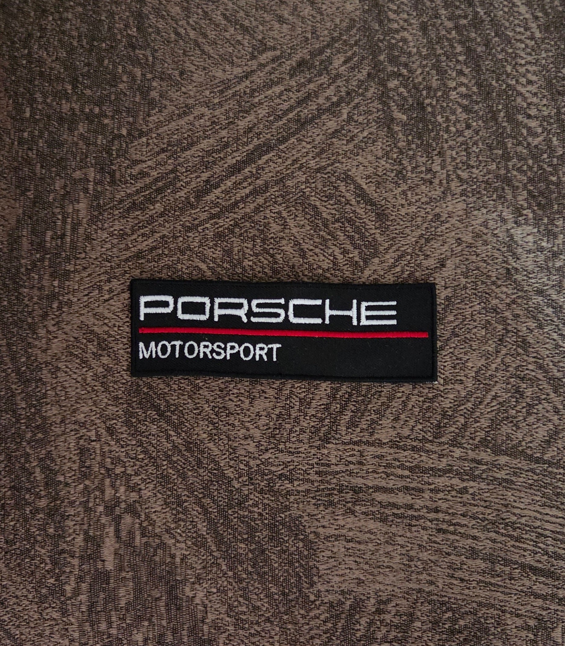 Patch Toppa Ricamata Porsche Motorsport Termoadesiva e da Cucire 10X3CM