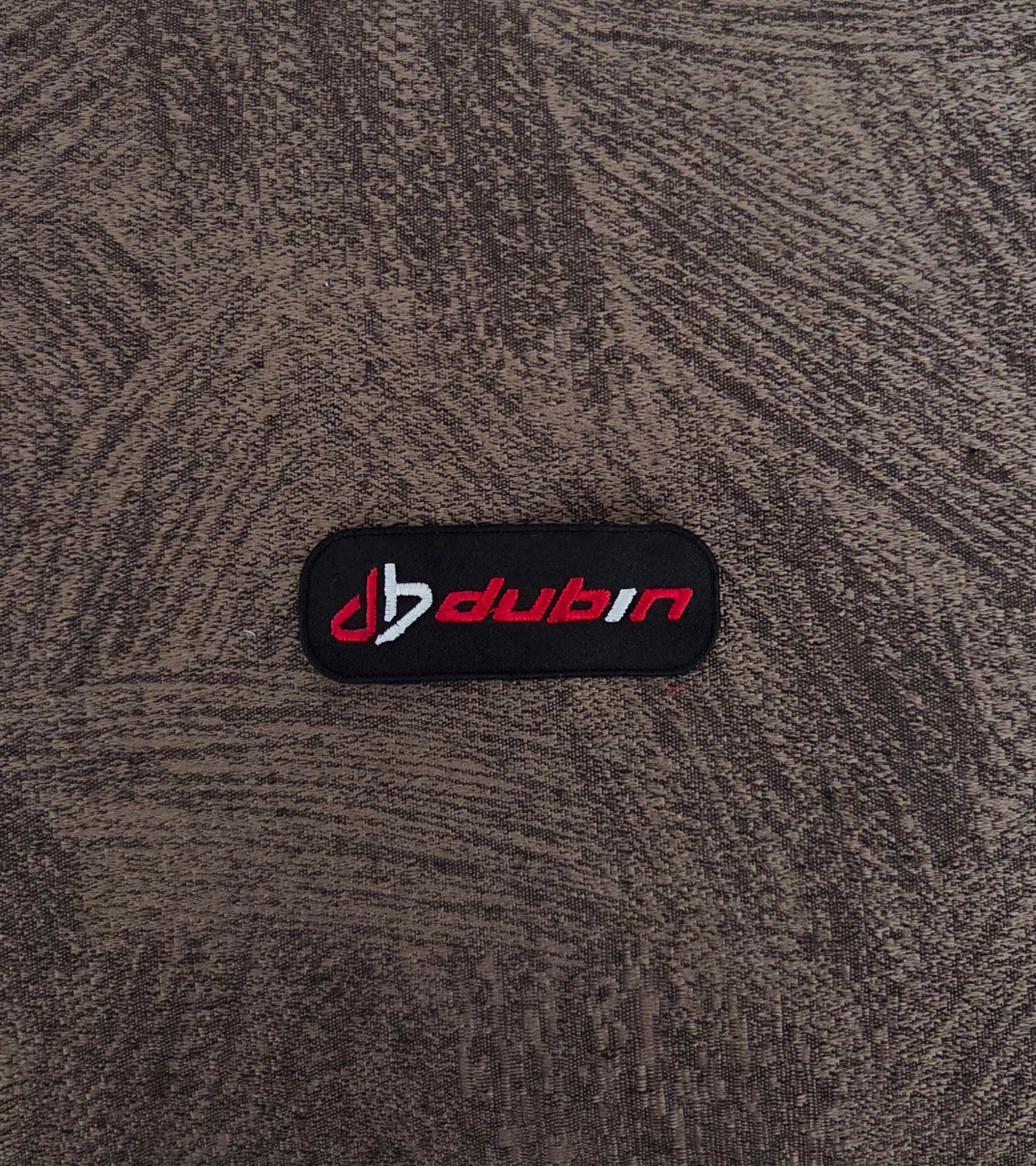 Toppa Patchs Dubin 8x3cm Ricamata Termoadesiva e da Cucire