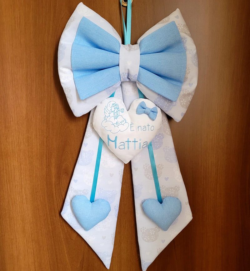 Handmade Birth Bow 55x30cm Customizable!