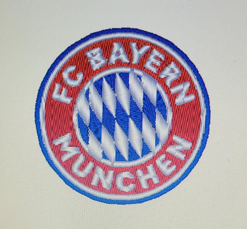 Parche bordado Bayern Munchen Monaco Termoadhesivo o Cosido 6X6 CM