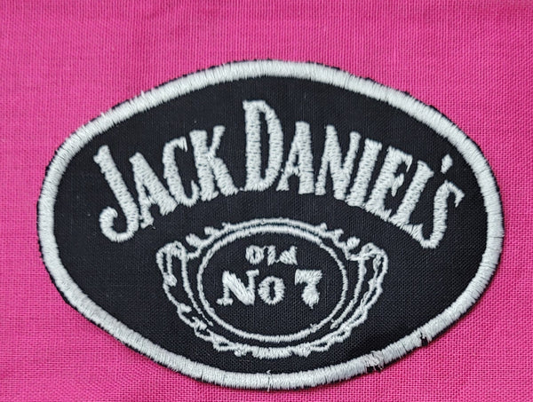 Parche Bordado Jack Daniels Termoadhesivo o Cosido 9X6.5 CM