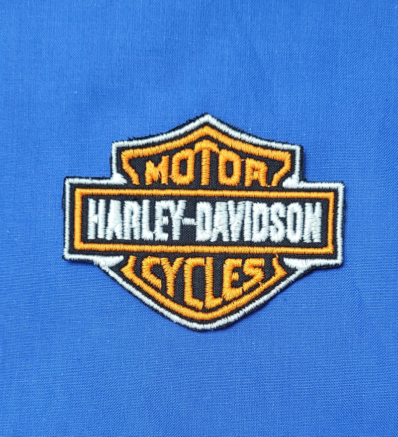 Harley Davidson Embroidered Patch 8x5cm Iron-on or Sew-on