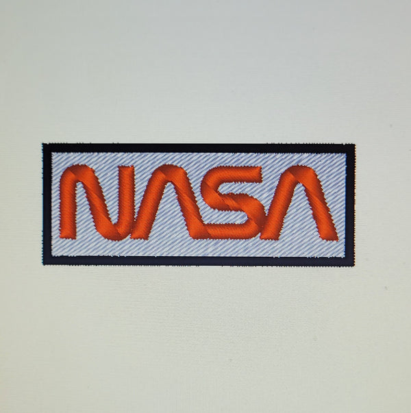 Patch Patch Brand Nasa Iron-on or Sew-on 6.5X2.5 CM