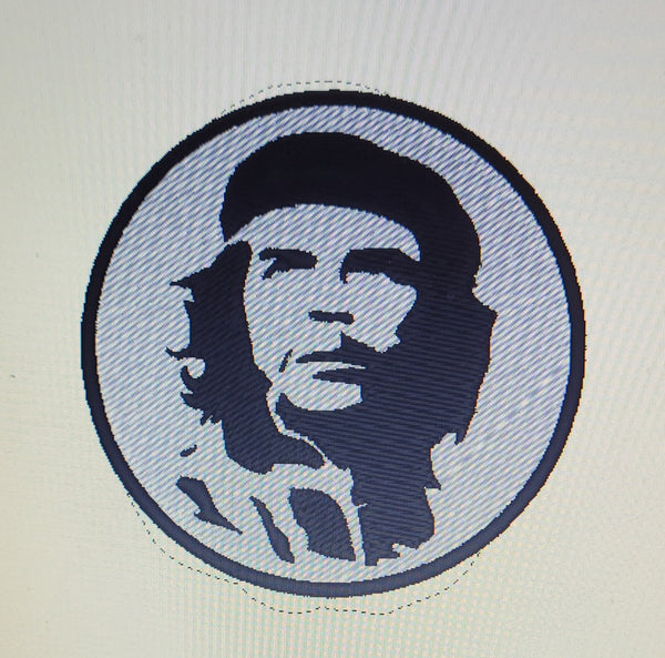 Patch Toppa Ricamata Che Guevara Termoadesiva o da Cucire 6,5x6,5 CM