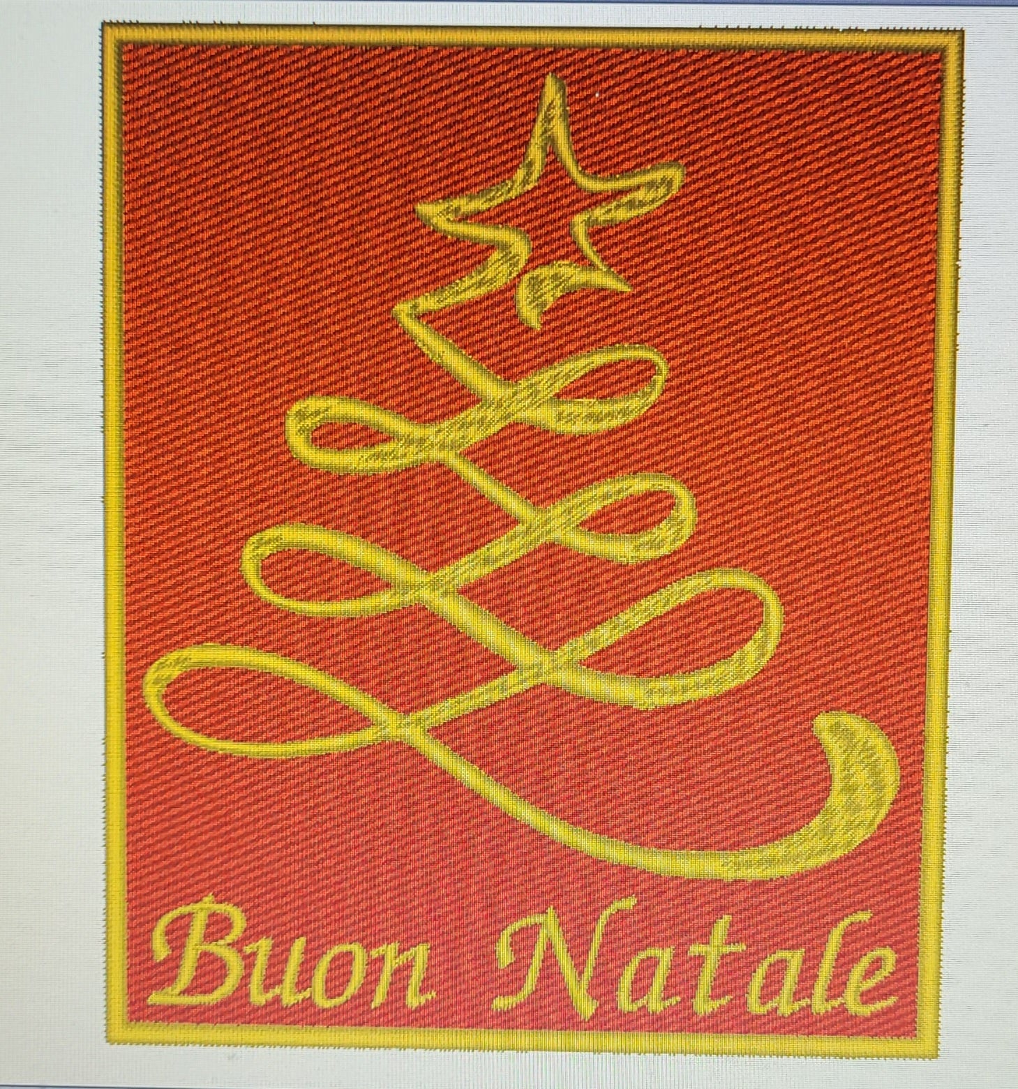 PATCH EMBROIDERED CHRISTMAS PATCH MERRY CHRISTMAS IRON-ON OR SEW-ON 8.5X7CM