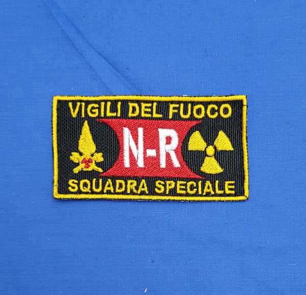 Parche Equipo Especial de Bomberos VDF con velcro M.e.F. Costura 9,5x5 cm 