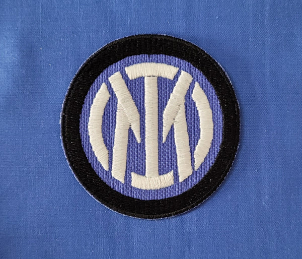 Patch Embroidered Patch Inter Calcio Iron-on or Sew-on Diameter 7.5cm