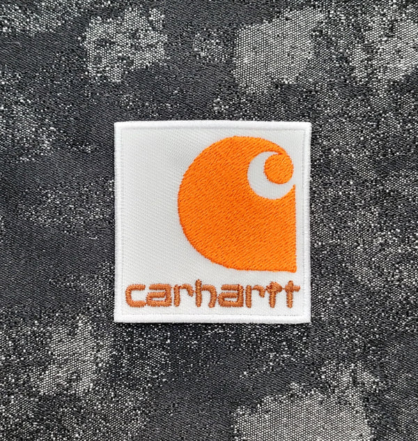 Patch Toppa Replica Brand Carhartt Ricamata Termoadesiva o da Cucire  6x6 cm