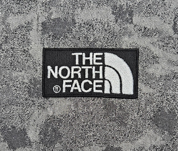 Patch Toppa Replica 10x4.5cm The North Face Ricamata Termoadesiva e da cucire