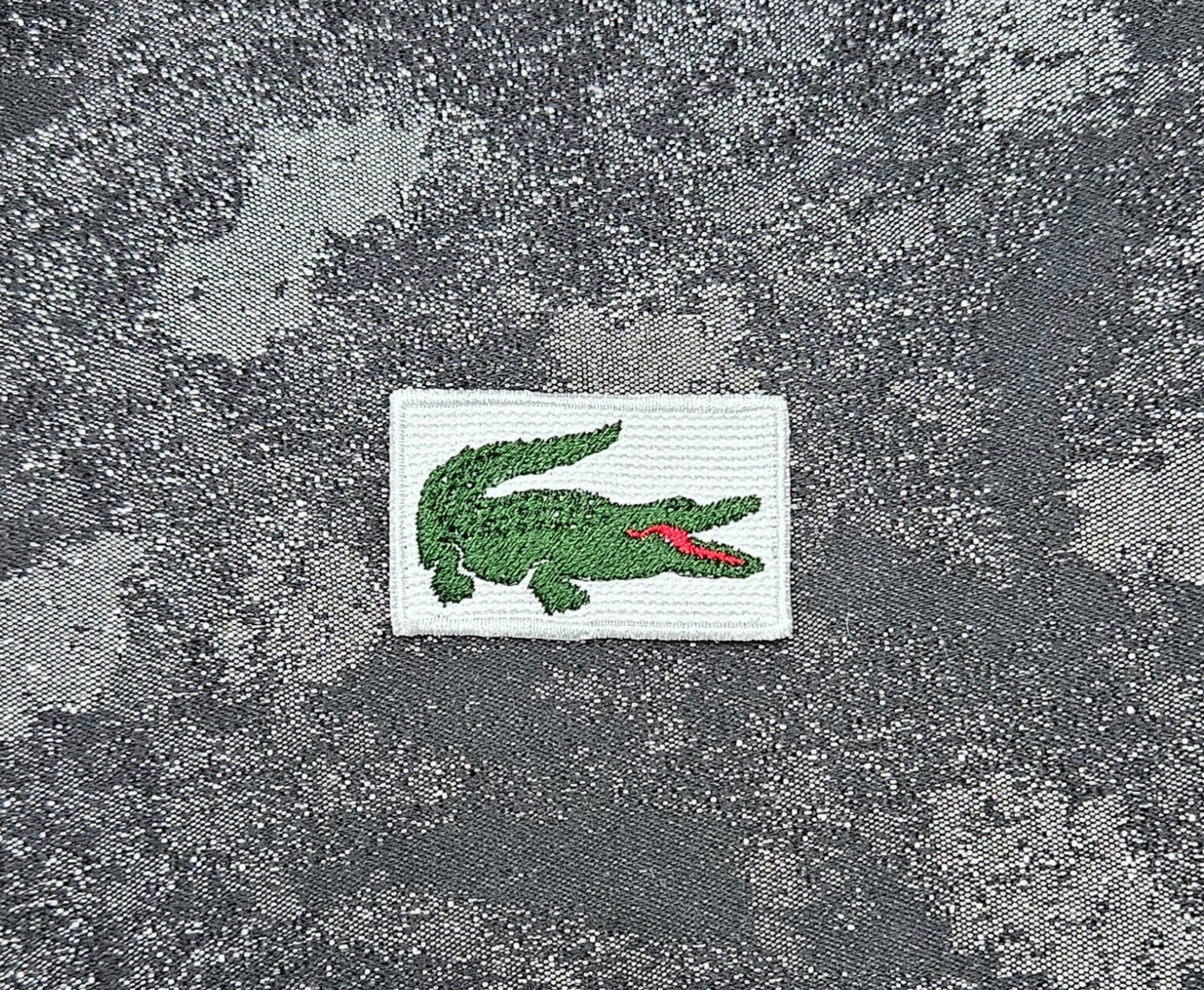 Patch Toppa Replica Lacoste 5x3cm Ricamata Termoadesiva e da cucire