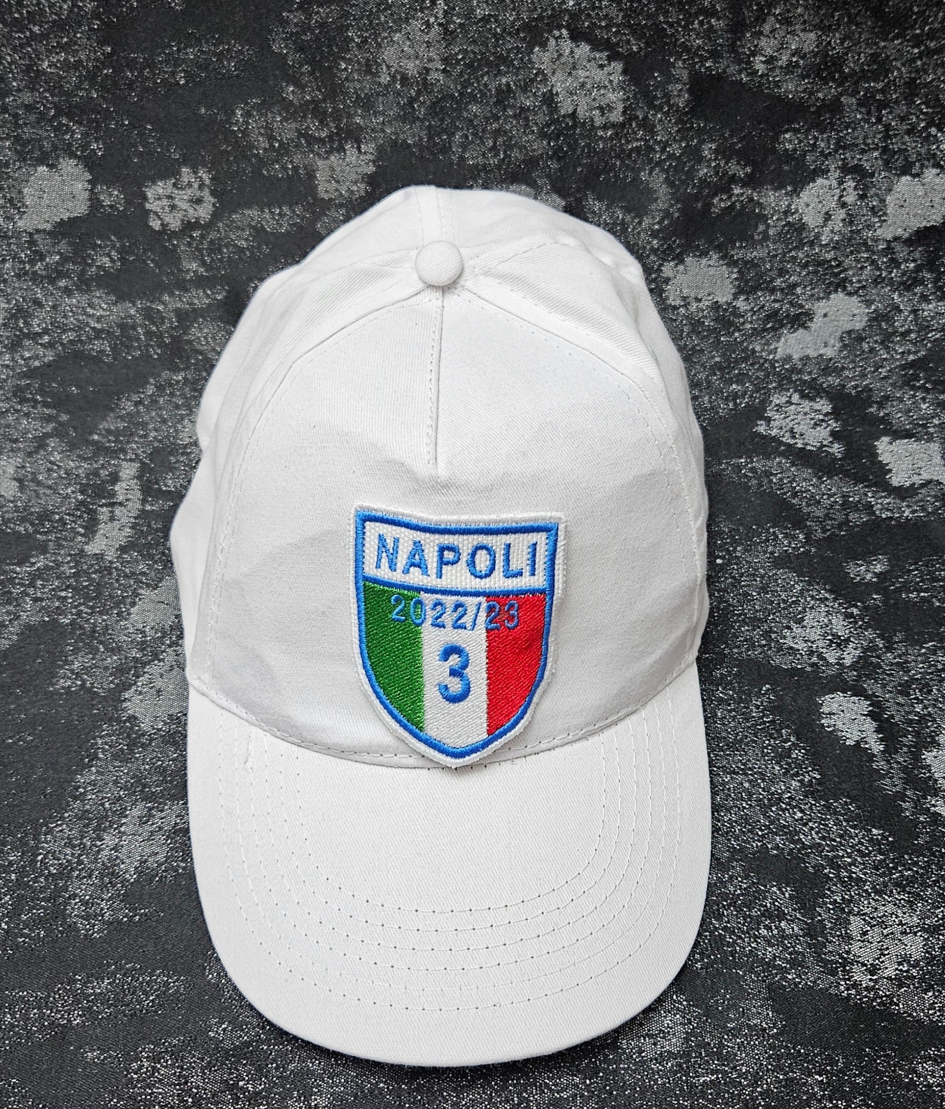 Berretto Cappello Napoli 3° Scudetto Logo Ricamato