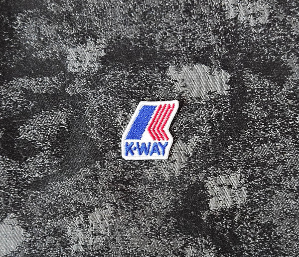 Parche Parche Réplica Marca K-WAY Kway 3.3x3.3cm Bordado Termoadhesivo y Cosido