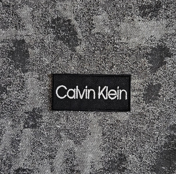 Patch Replica Brand Calvin Klein 8x4cm Embroidered Iron-on or Sew-on