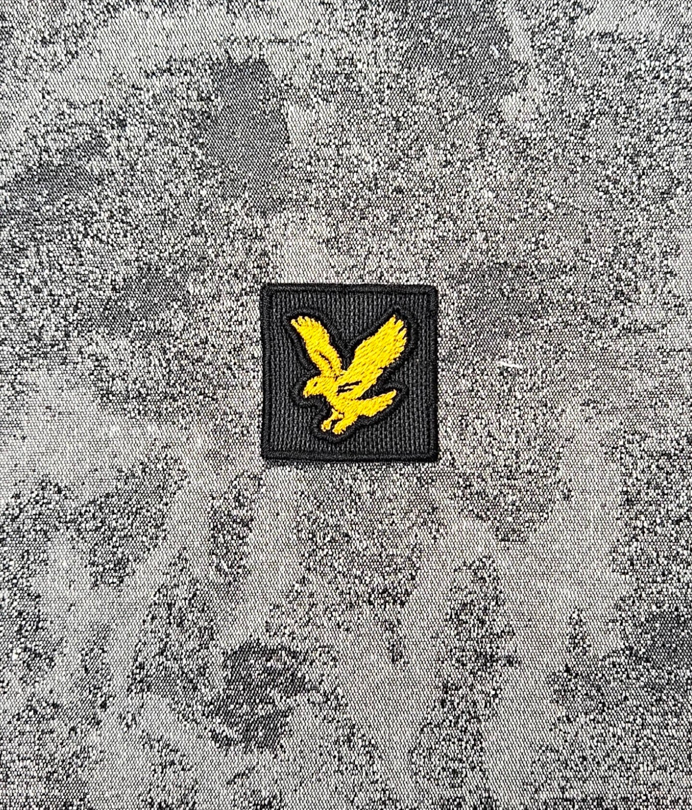 Patch Toppa Replica Lyle and Scott 4x4cm Ricamata Termoadesiva e da Cucire