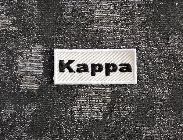 Patch Embroidered Patch Brand Kappa Iron-on or Sew-on 6X2.5 CM