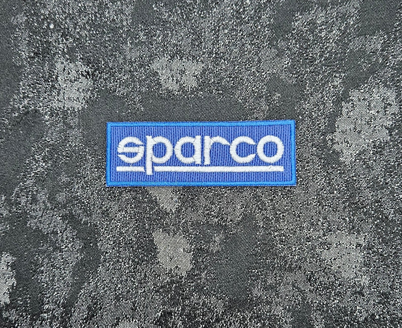 Parche Sparco Bordado Termoadhesivo o Cosido 9x3 cm