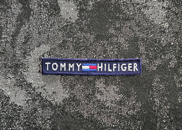 Tommy Hilfiger Iron-On or Sew-On Embroidered Patch 9X1.5 CM